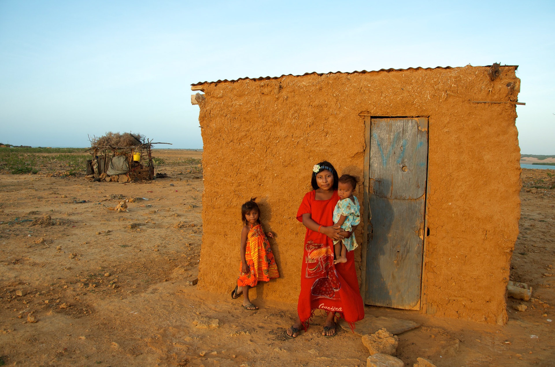 Jackeline & Daniela. Punta Gallinas, Colombia
