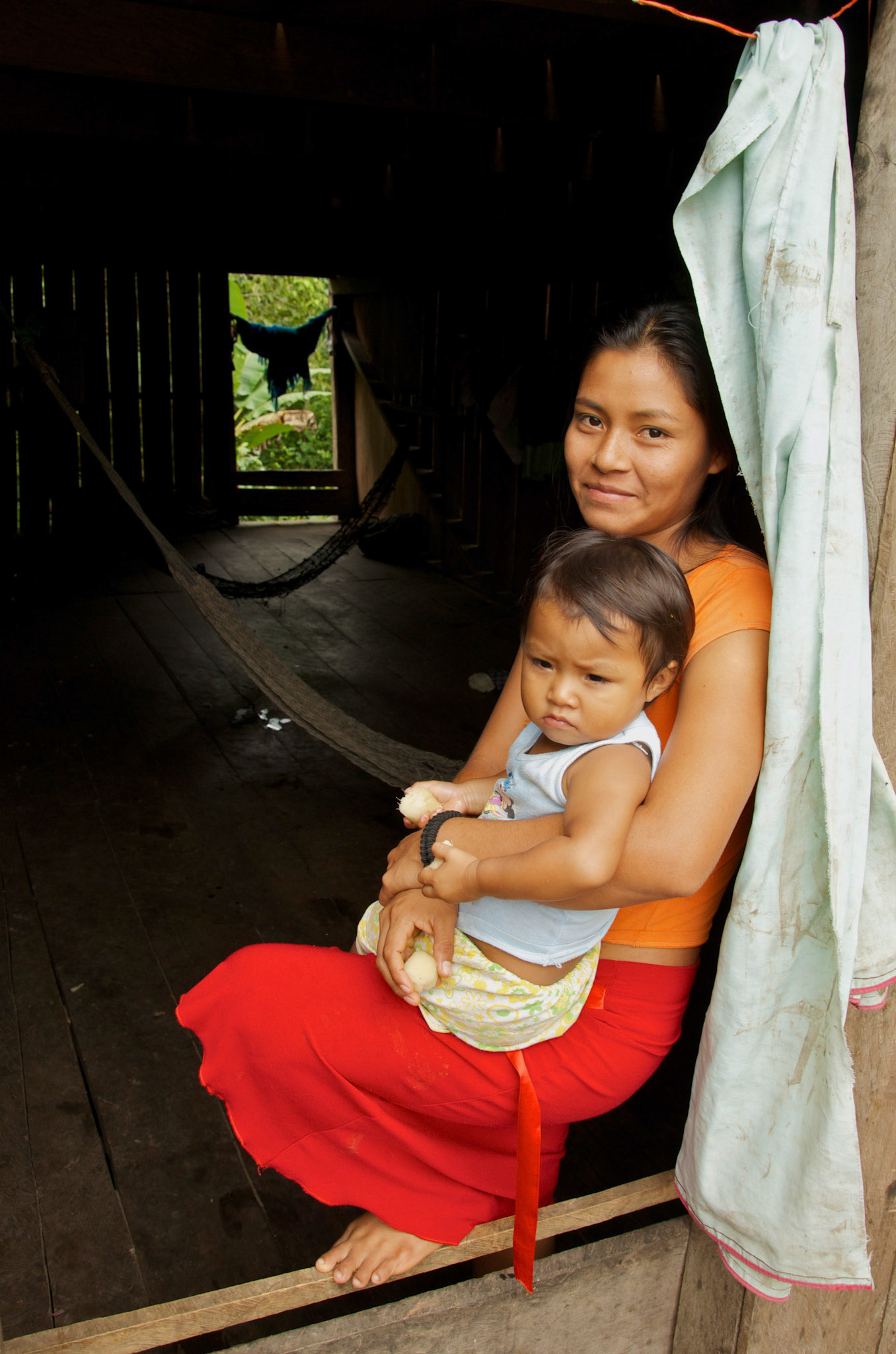 Centro Poblado Sekoya. Remolinos, Sucumbios, Ecuador