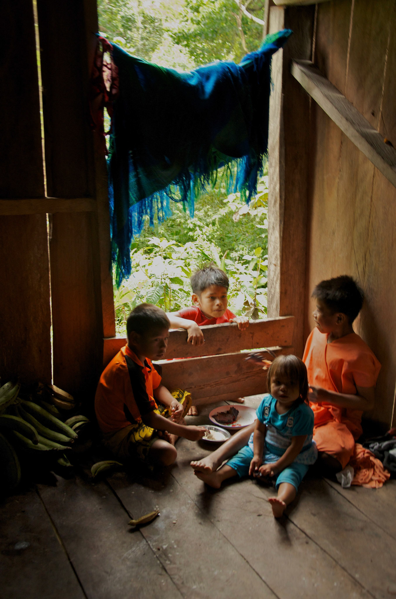 Centro Poblado Sekoya. Remolinos, Sucumbios, Ecuador