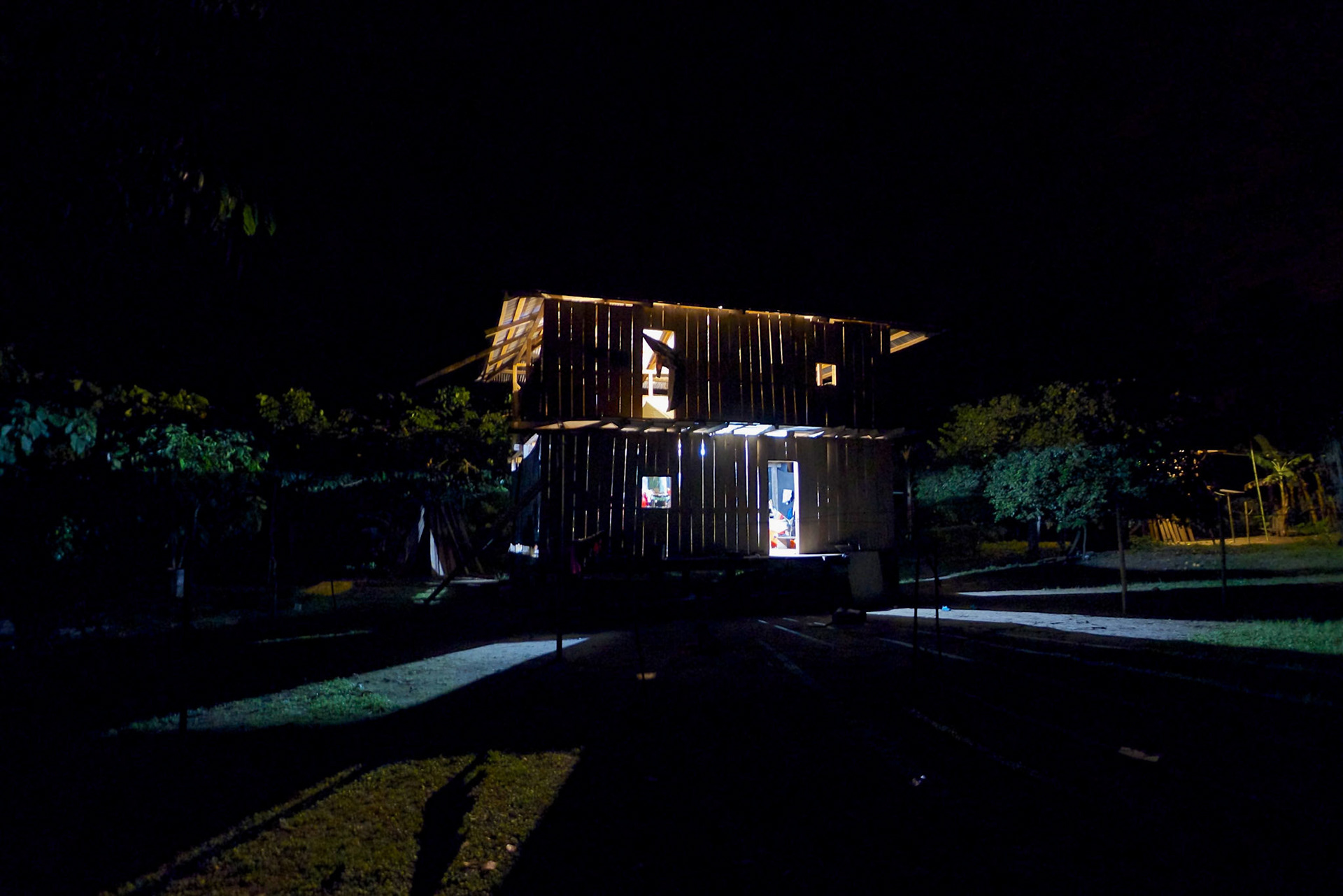 Cesar Piaguaje's Home. Remolino, Ecuador