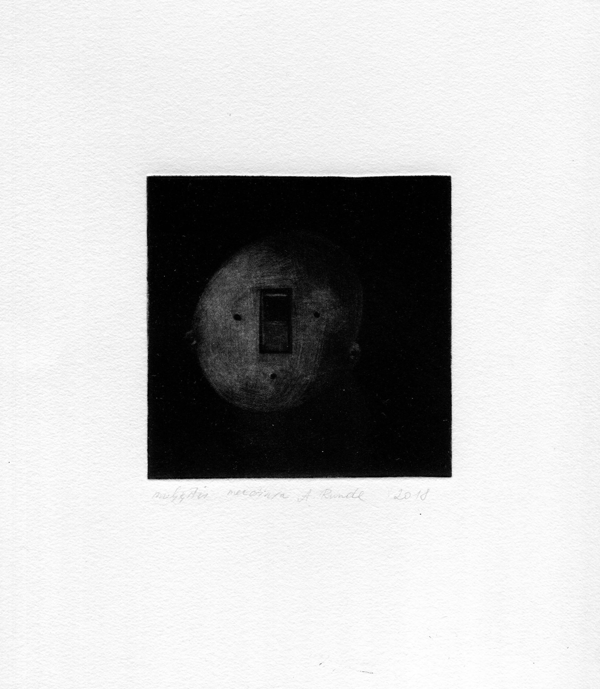 Muļķītis, mezotint, 2018