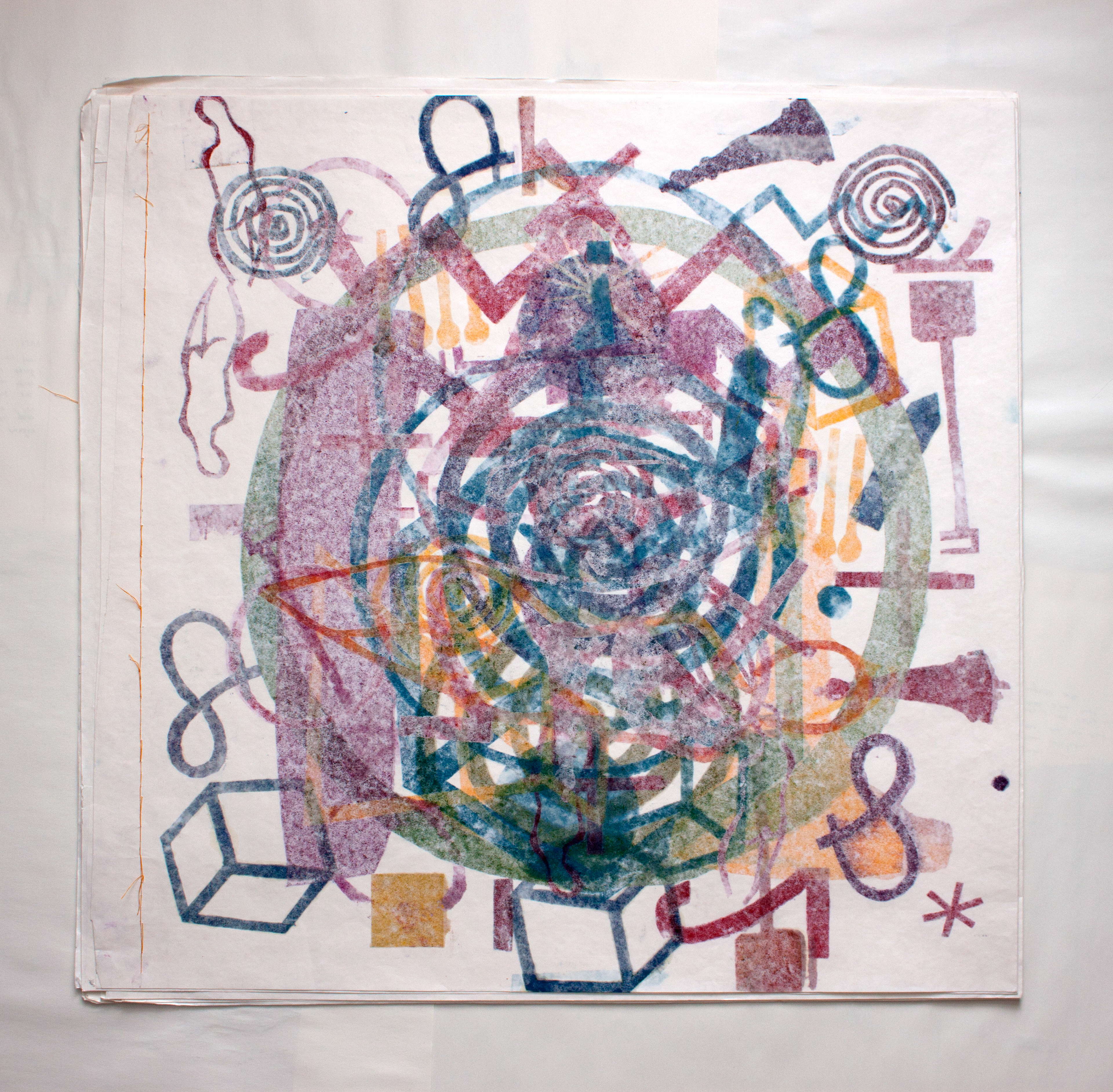 Alter Ego of Rrose Selavy, relief print, 2019