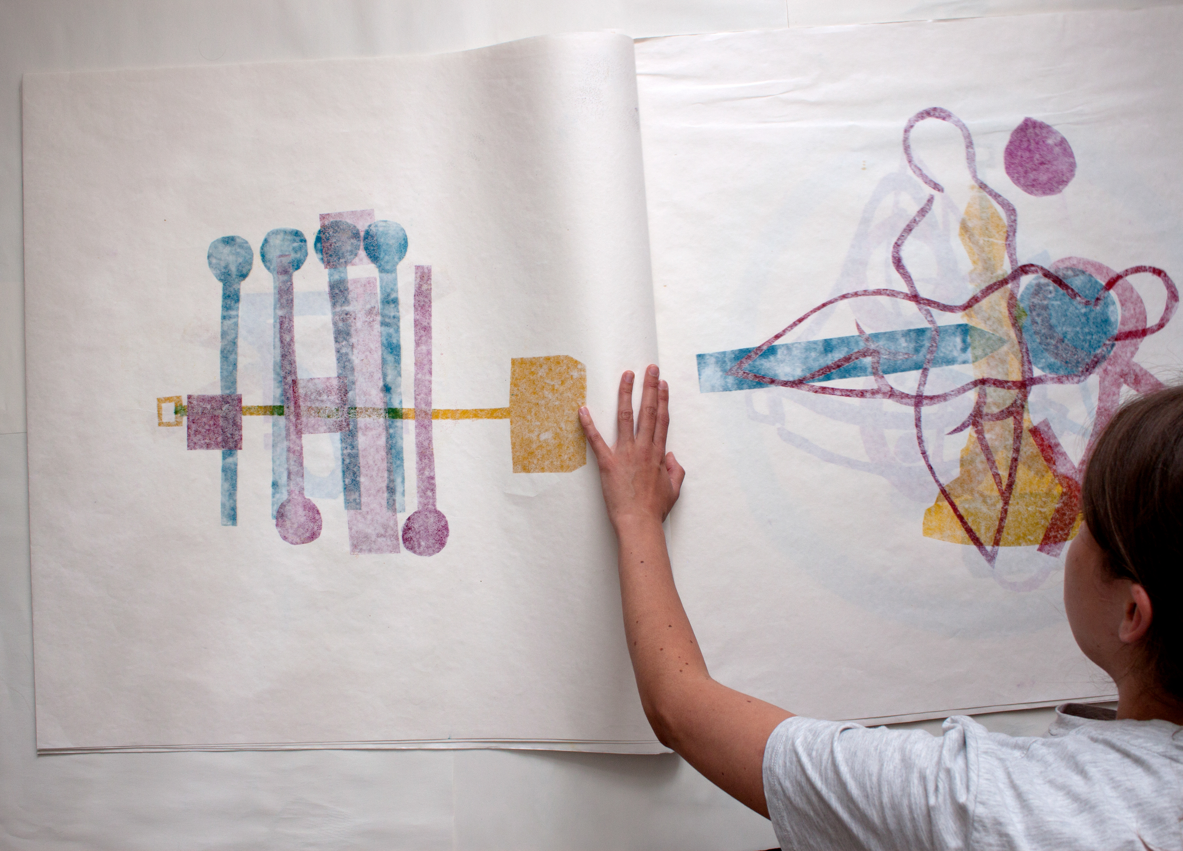 Alter Ego of Rrose Selavy, relief print, 2019