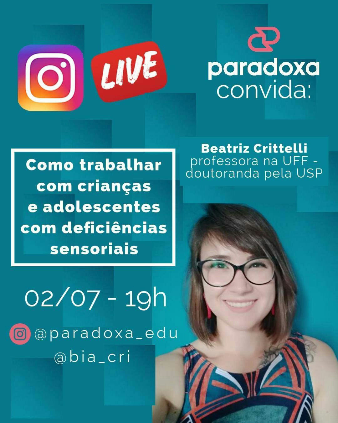 Live Deficiências Sensoriais