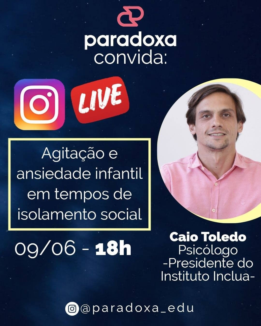 Live Agitação e Ansiedade na Pandemia