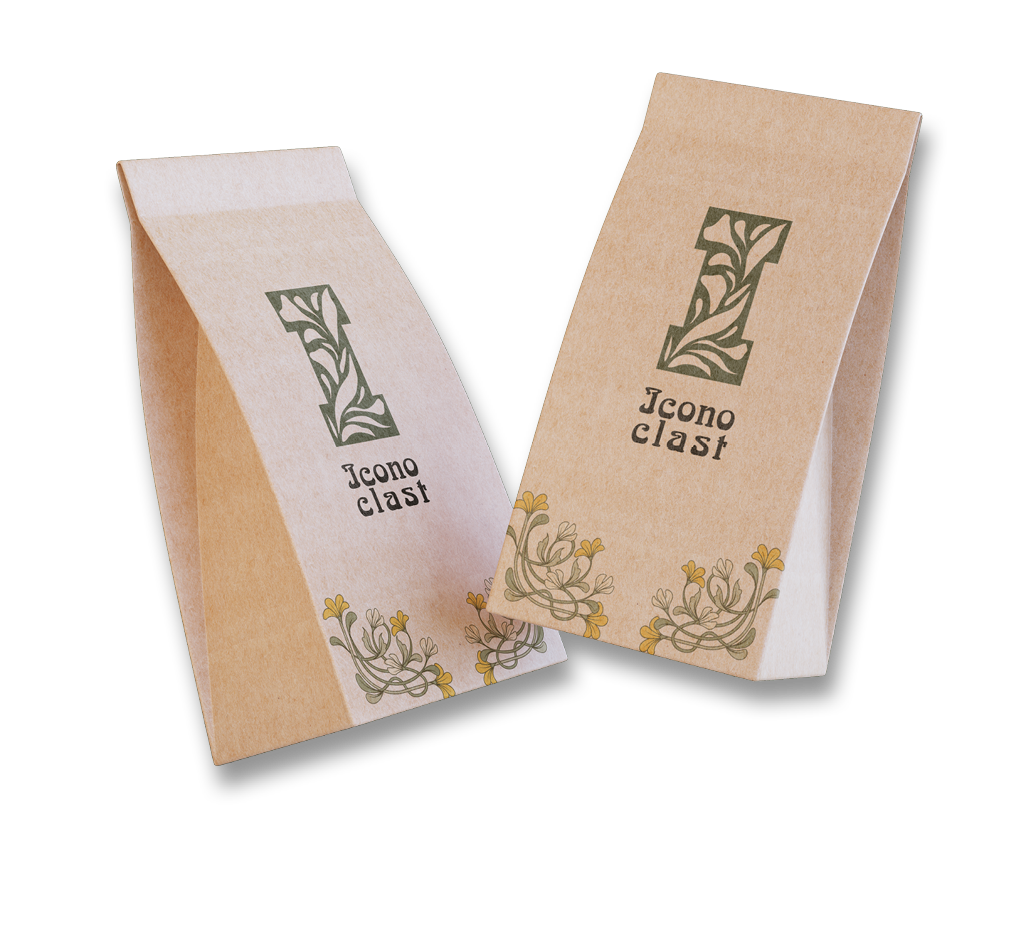 Iconoclast takeout bags