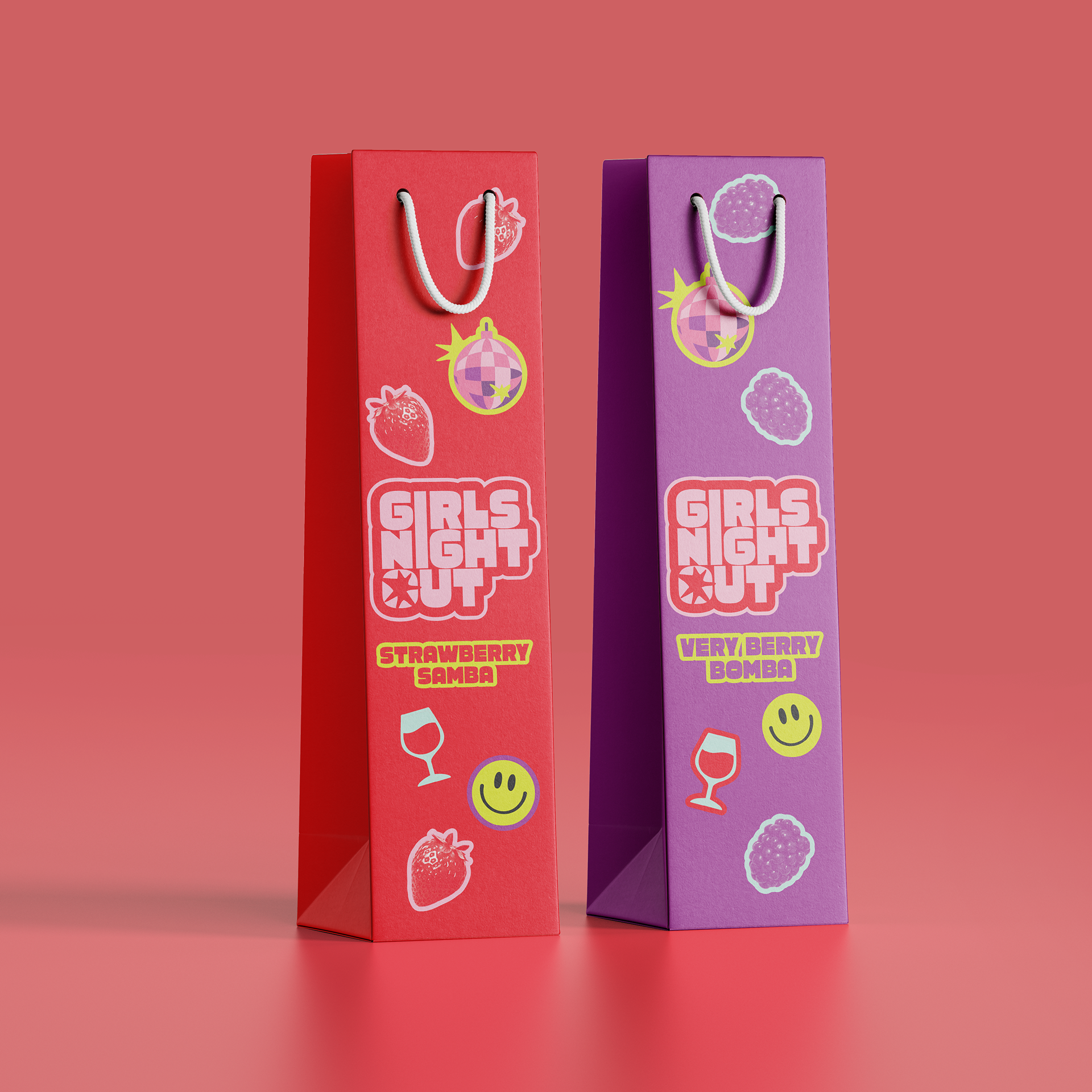 GNO branded wine bags