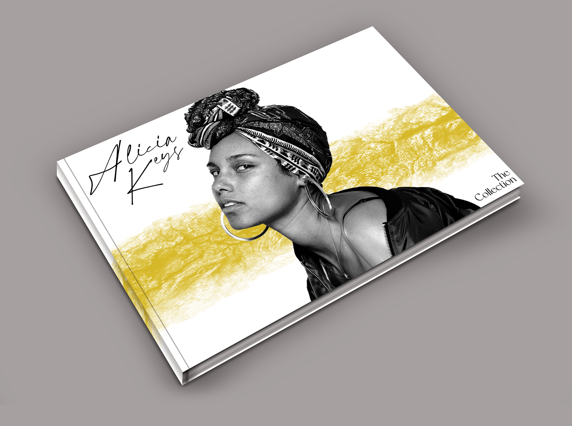 Alicia Keys music catalog cover design