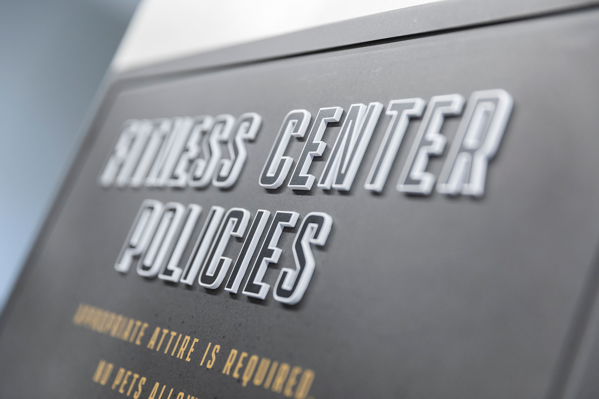 POLICY SIGNAGE