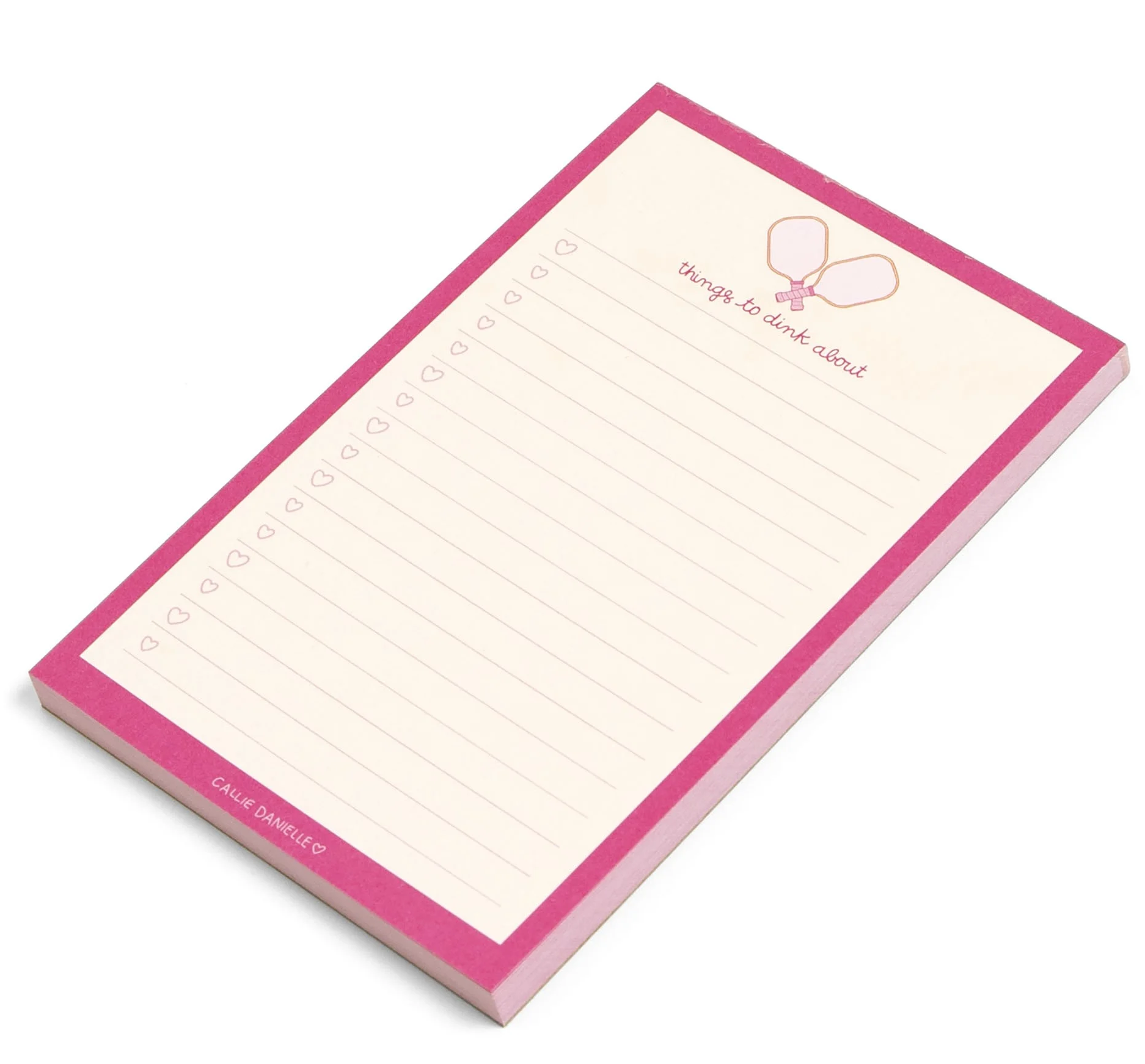 Callie Danielle - Things to Dink About Pickleball Notepad