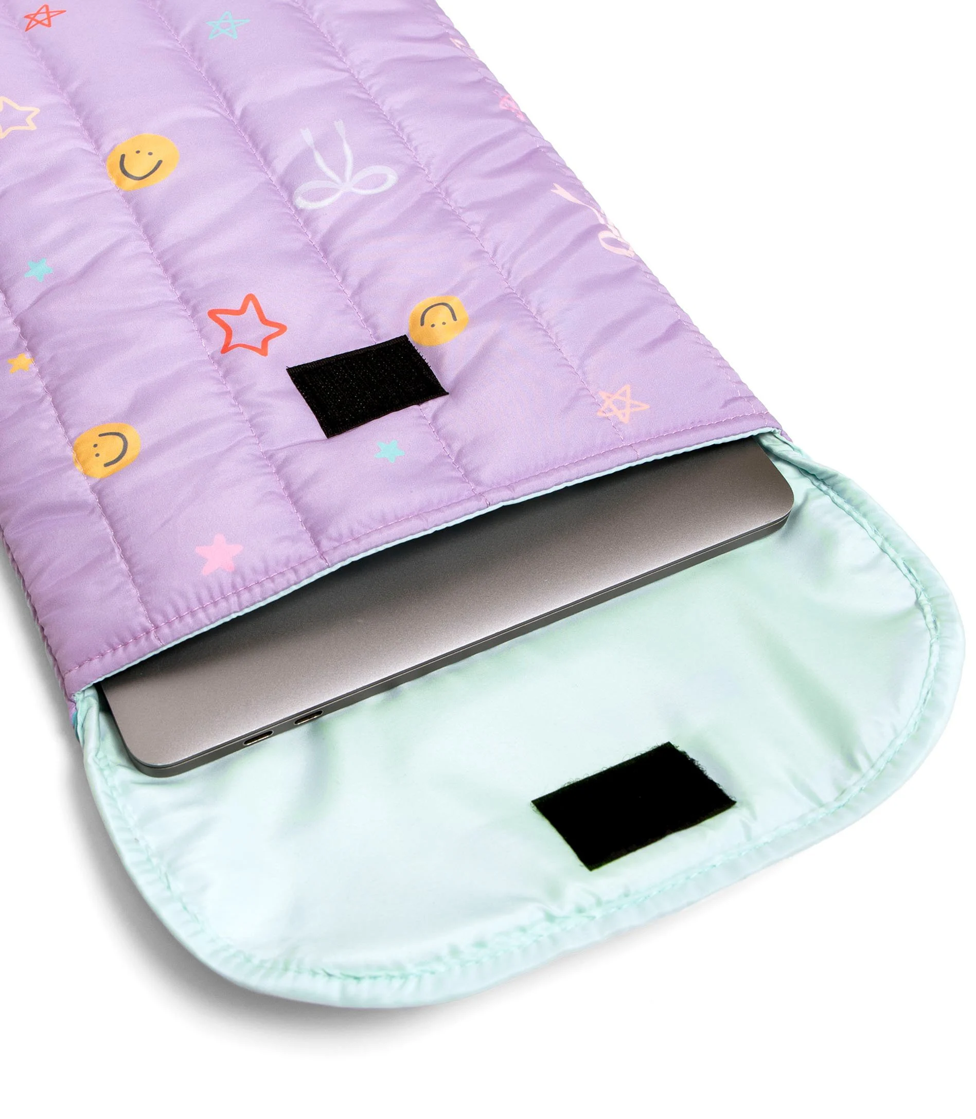 Callie Danielle - Smiley Faces & Coquette Bows Laptop Sleeve