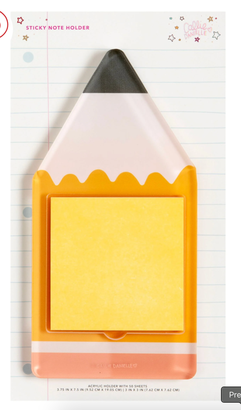 Callie Danielle - Pencil Sticky Note Holder