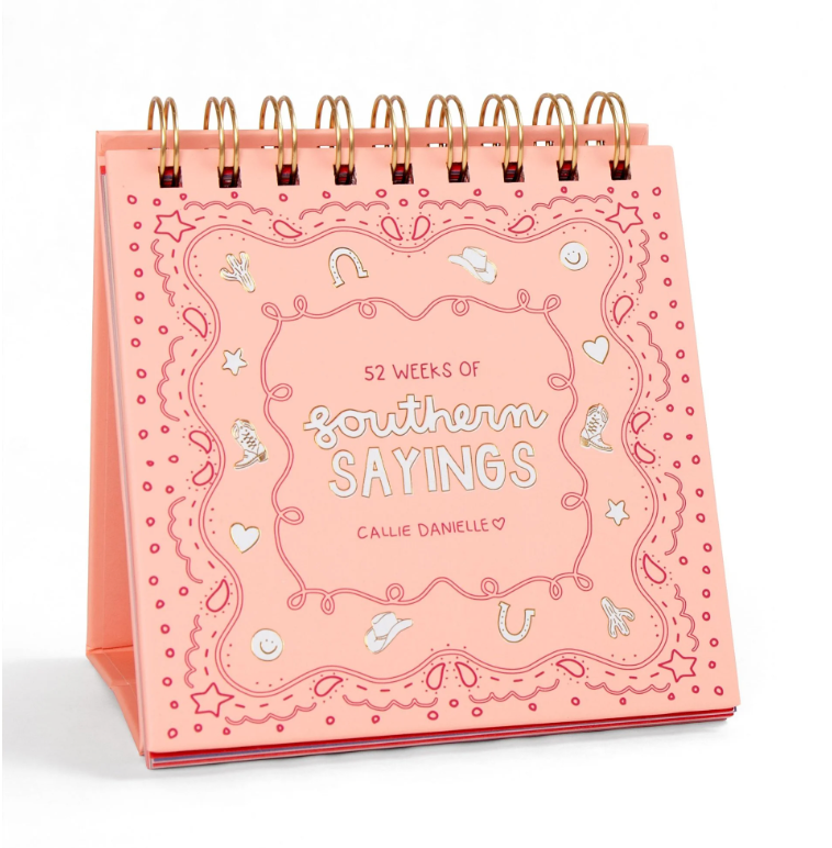 Callie Danielle - 52 Weeks Of Southern Sayings - Desk Flip Calendar