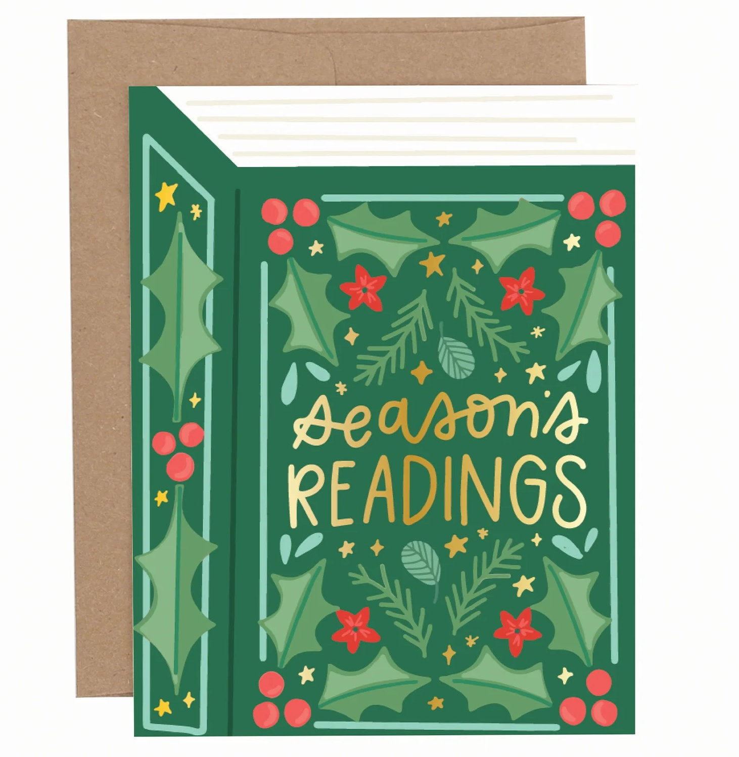 Pippi Post - Season's Readings Greeting Card