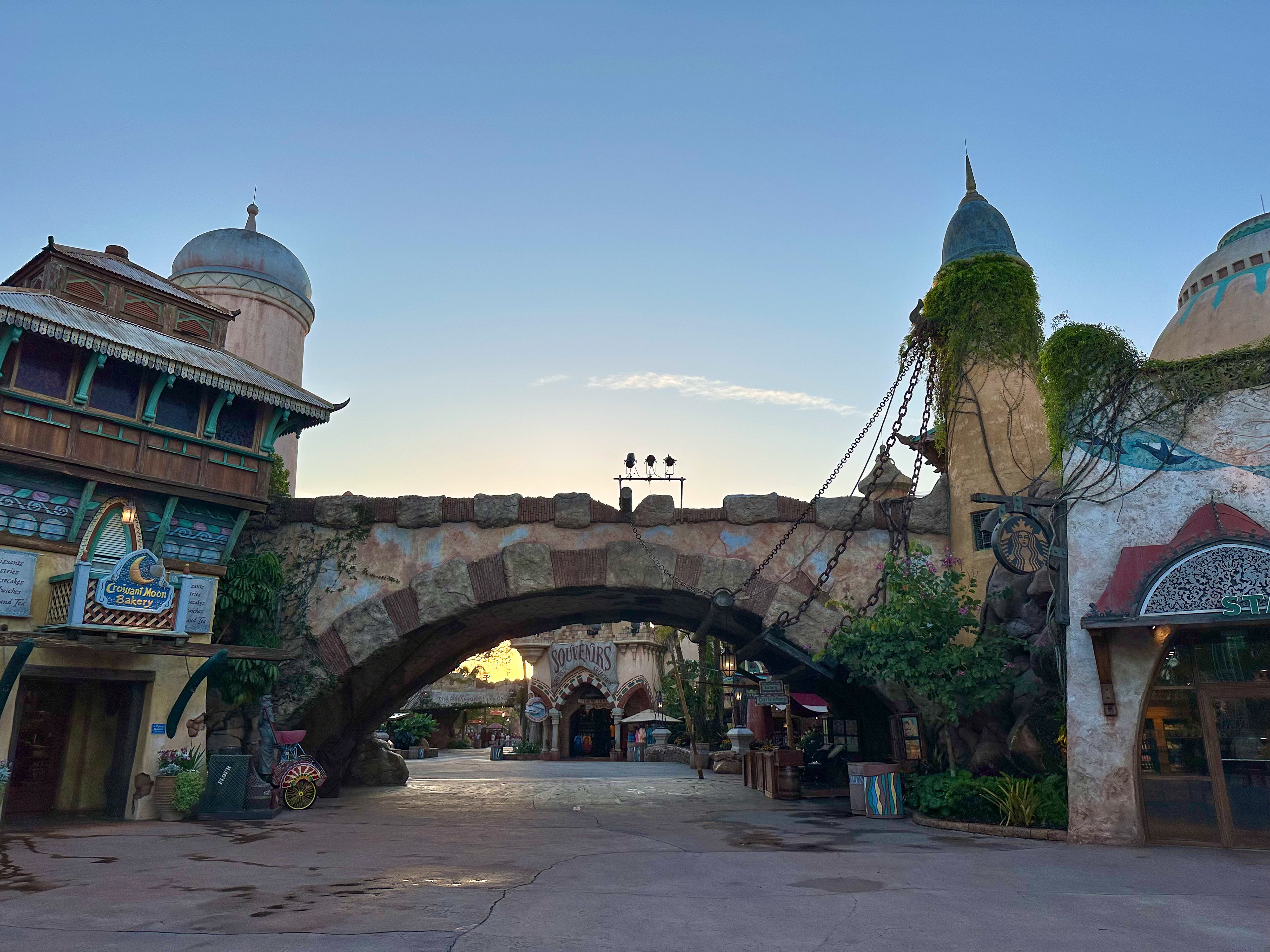 Assisted in redeveloping scenic treatments for the Point of Entry bridge based off original creative documents.