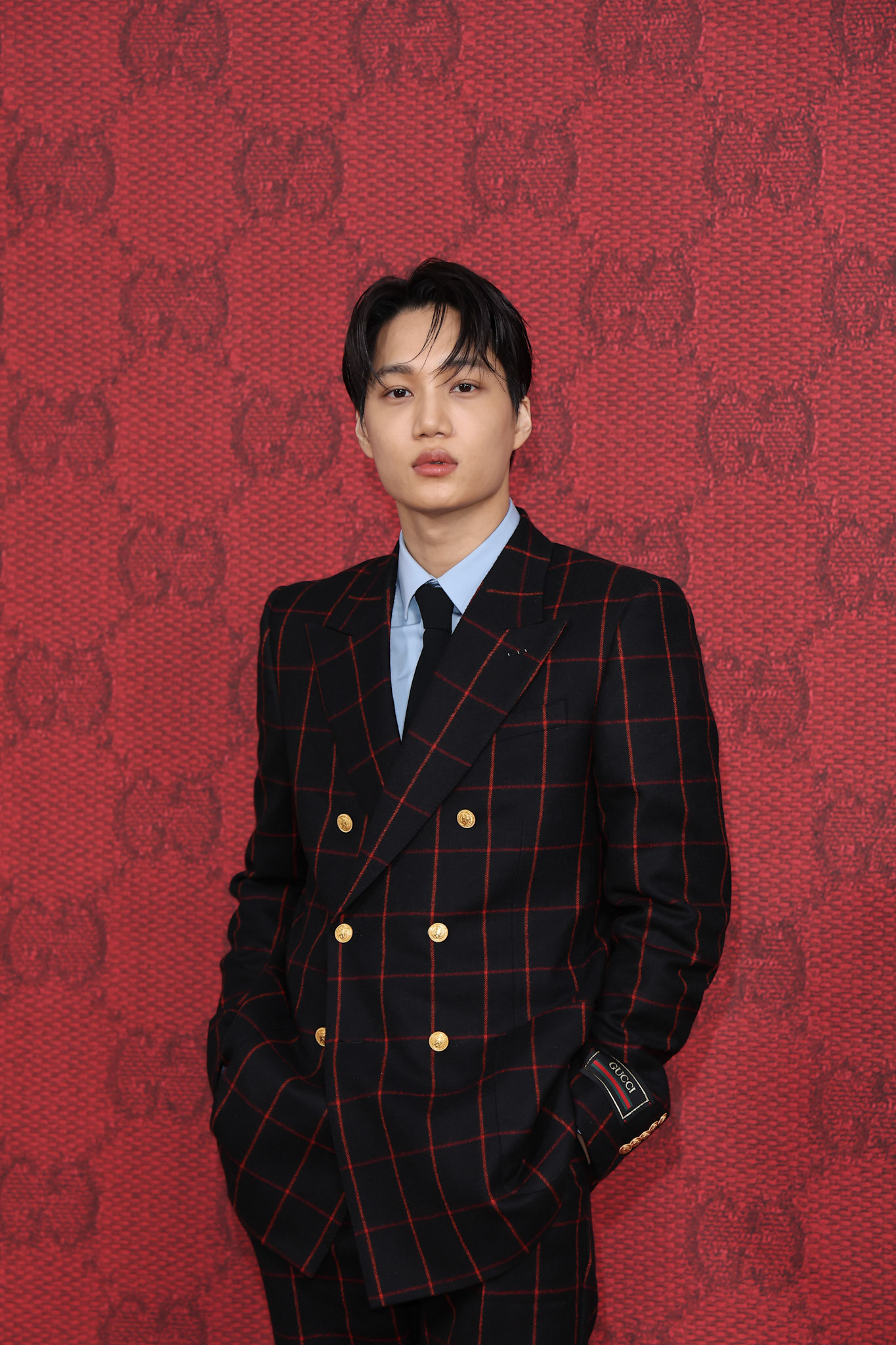 Kai attends Gucci fall winter 23-24 Fashion show
