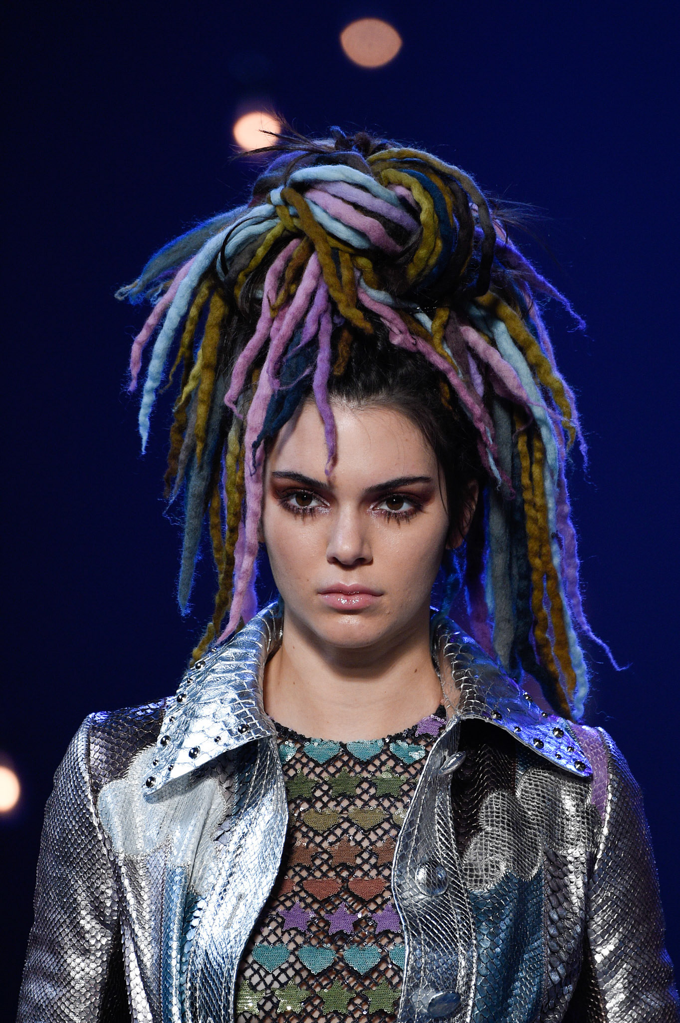 Model Kendall Jenner walks the runway at the Marc Jacobs fashion show durin New York Fashion Week at Hammerstein Ballroom on September 15, 2016 in New York City