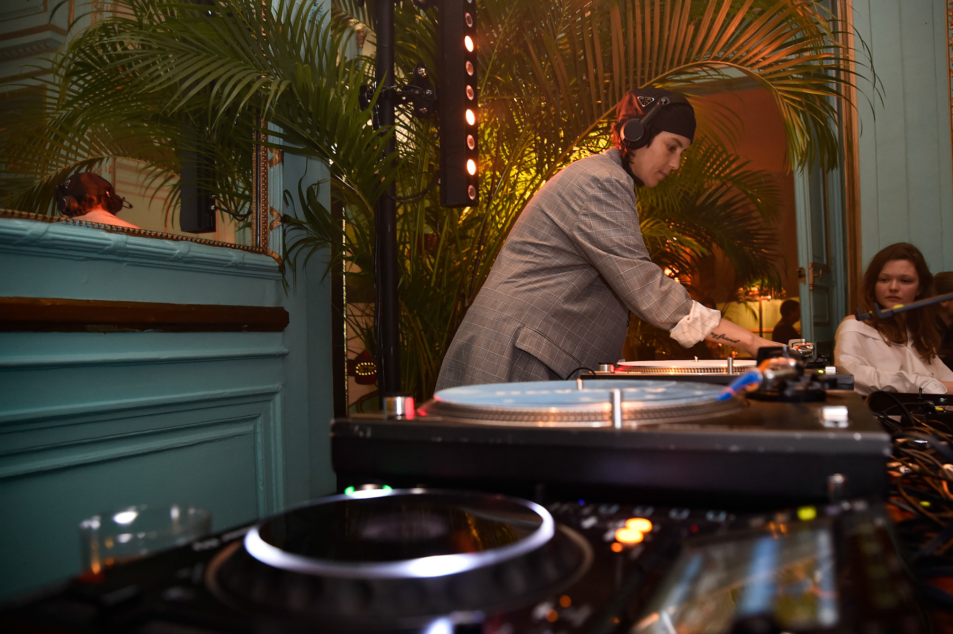 Dj perform Prada Mode Paris Day 2 on January 20, 2020 in Paris, France