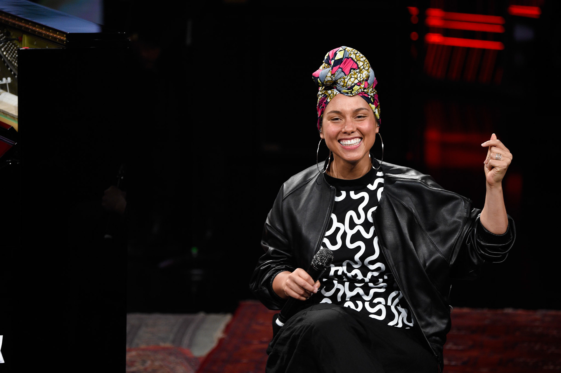 Alicia Keys attends at 'Che Tempo Che Fa' Tv Show on June 12, 2016 in Milan, Italy. (