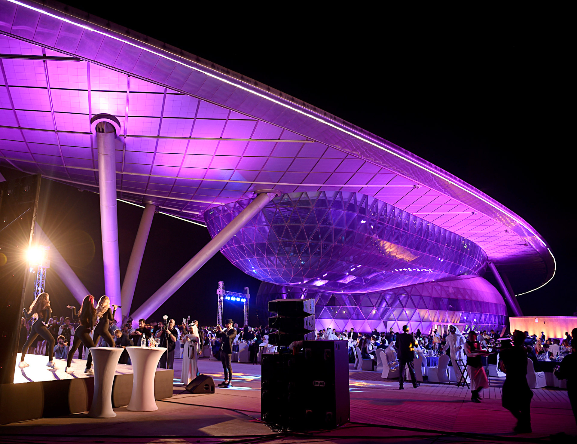 Party for the end of the fashion week in Dubai