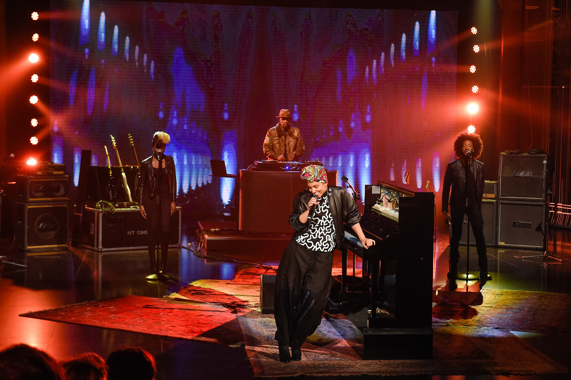 Alicia Keys perfom at 'Che Tempo Che Fa' Tv Show on June 12, 2016 in Milan, Italy. (