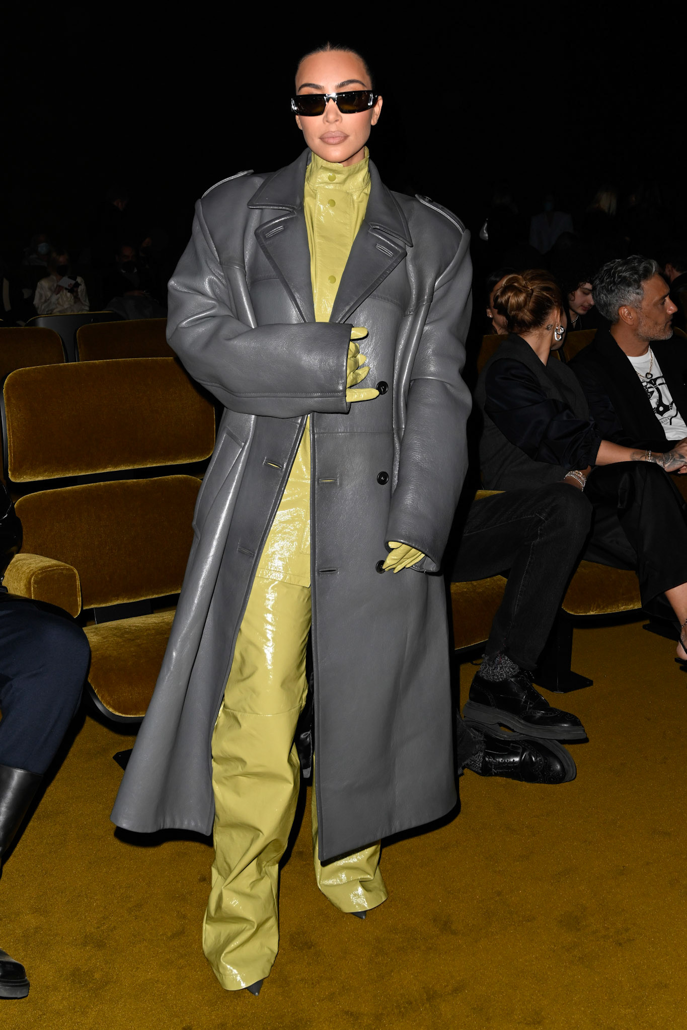 Kim Kardashian attends Prada Fall 2022 Womenswear Fashion Show