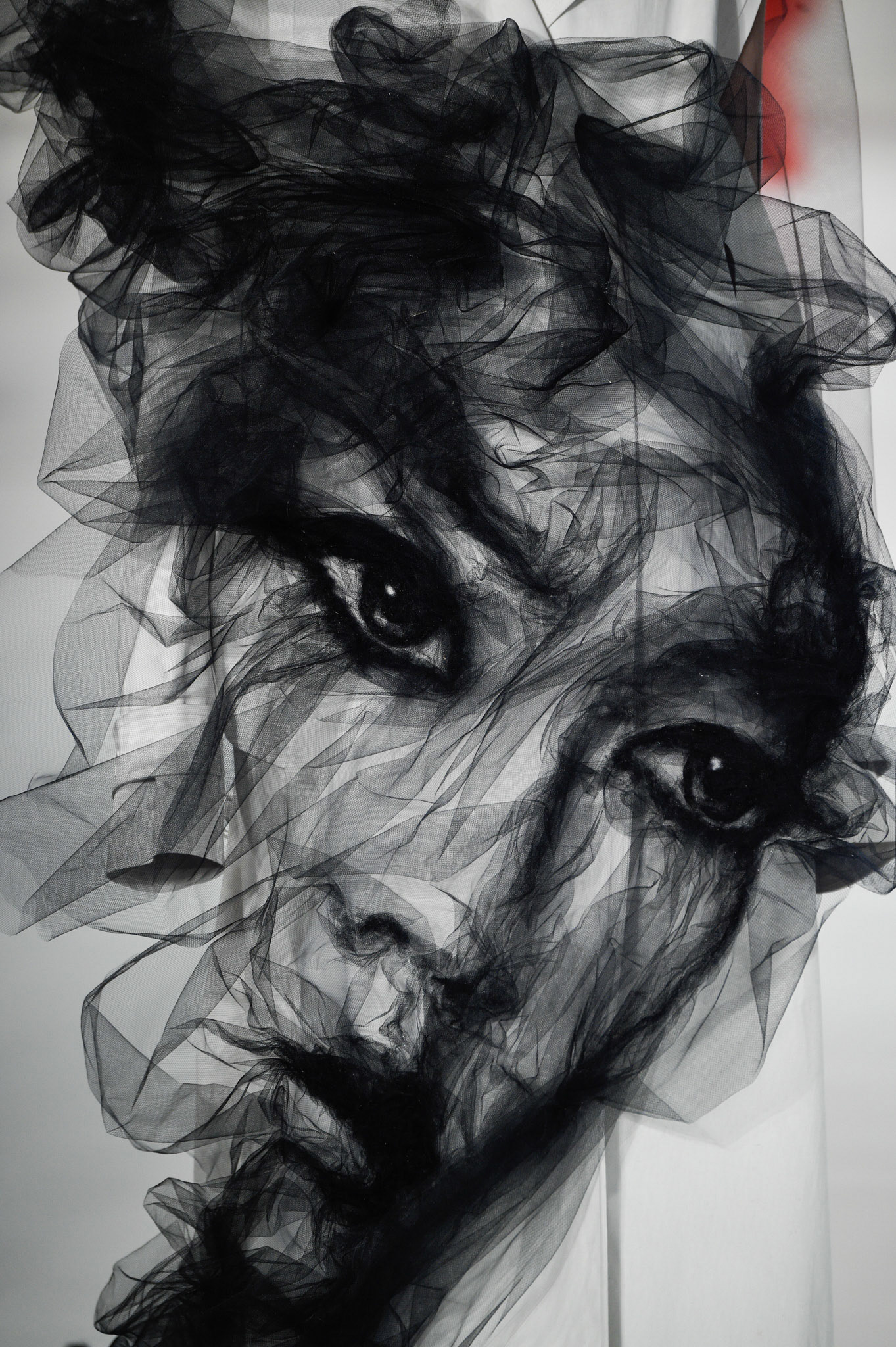 Fashion detail, walks the runway during the Maison Margiela Spring Summer 2017 show as part of Paris Fashion Week on January 25, 2017 in Paris, France