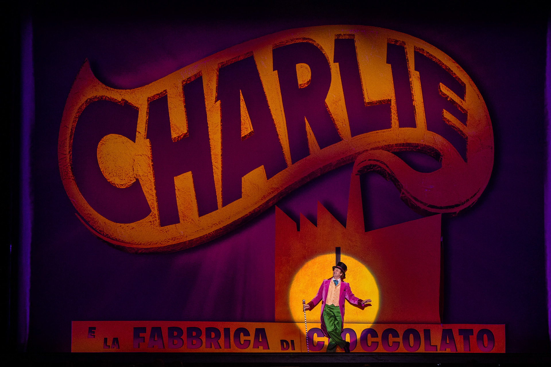 The musical "Charlie E La Fabbrica Di Cioccolato" Musical Premiere at Fabbrica del Vapore on November 21, 2019 in Milan, Italy