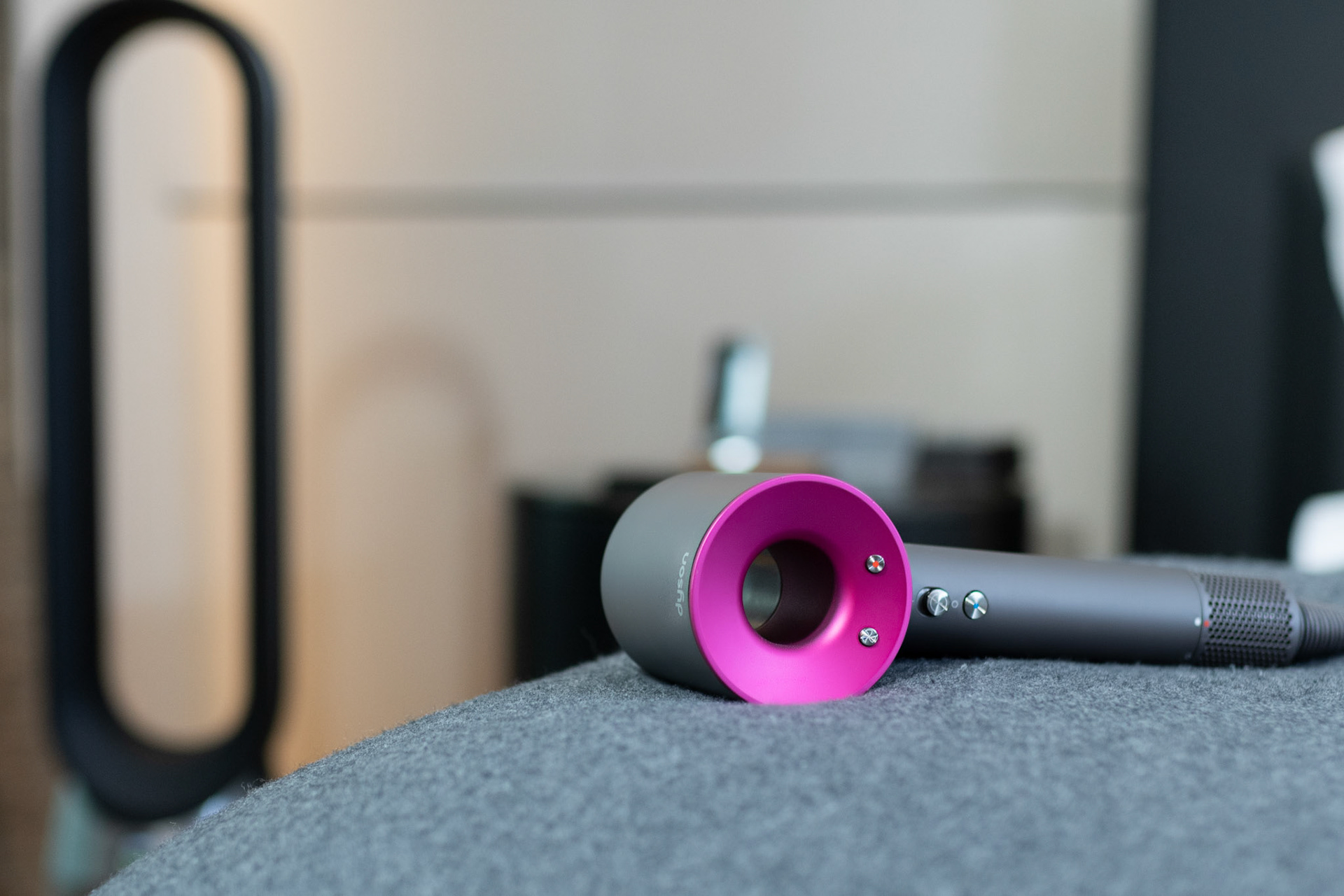 Dyson at hotel Bulgari