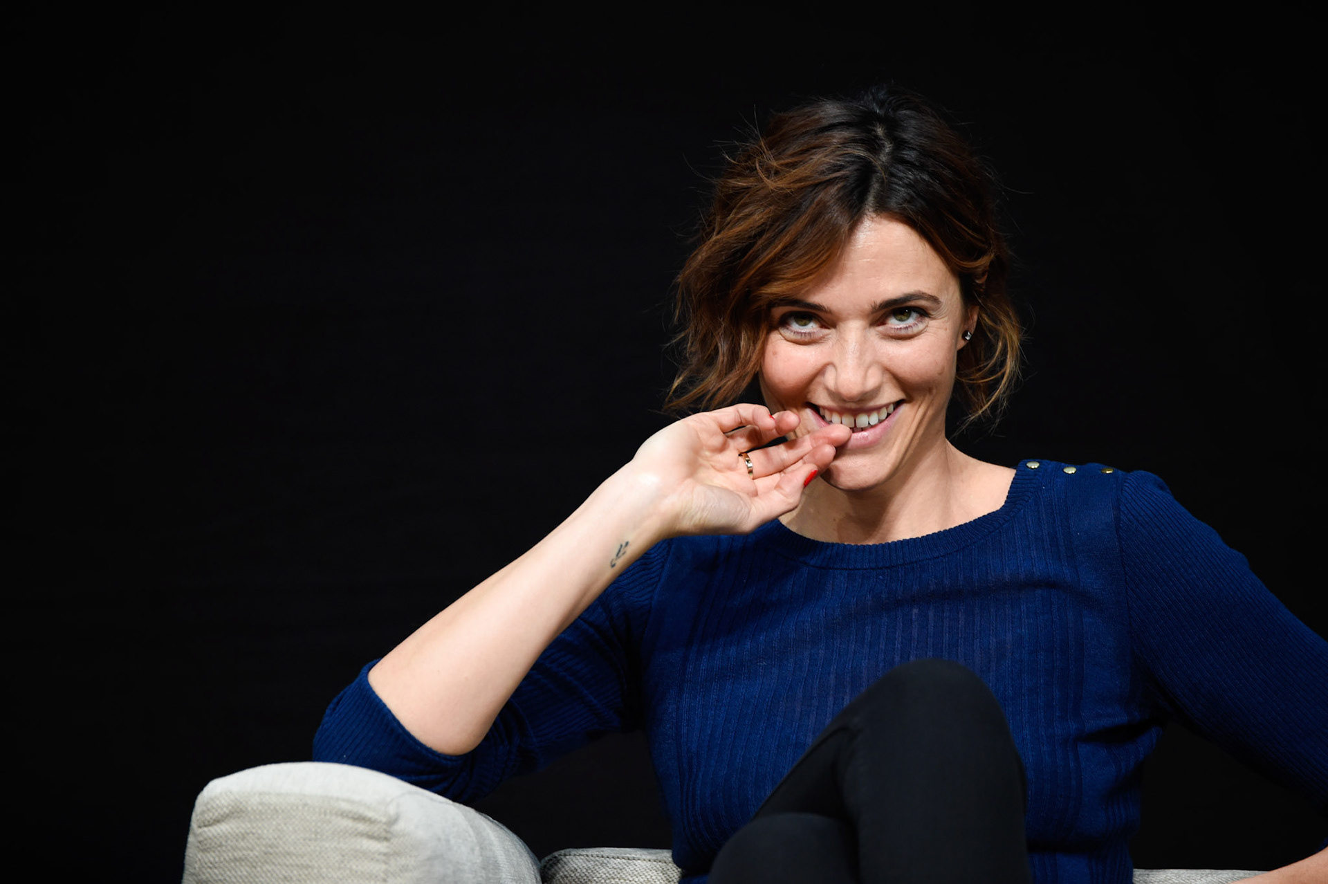 Anna Foglietta attends the 'Italia Digitale' Festival on November 8, 2016 in Milan, Italy