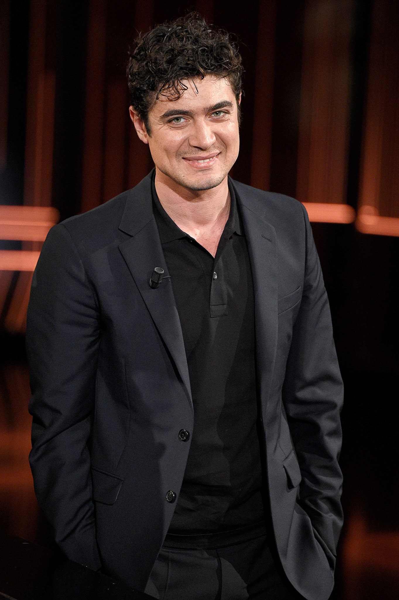 Riccardo Scamarcio attends 'Che Tempo Che Fa' Tv Show on May 8, 2016 in Milan, Italy. (