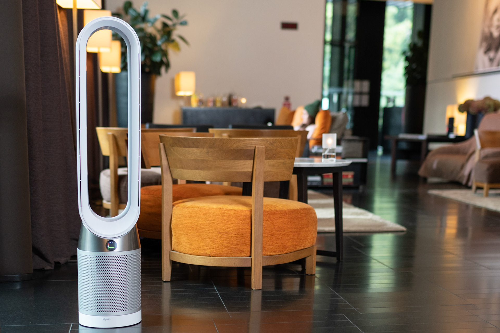 Dyson at hotel Bulgari