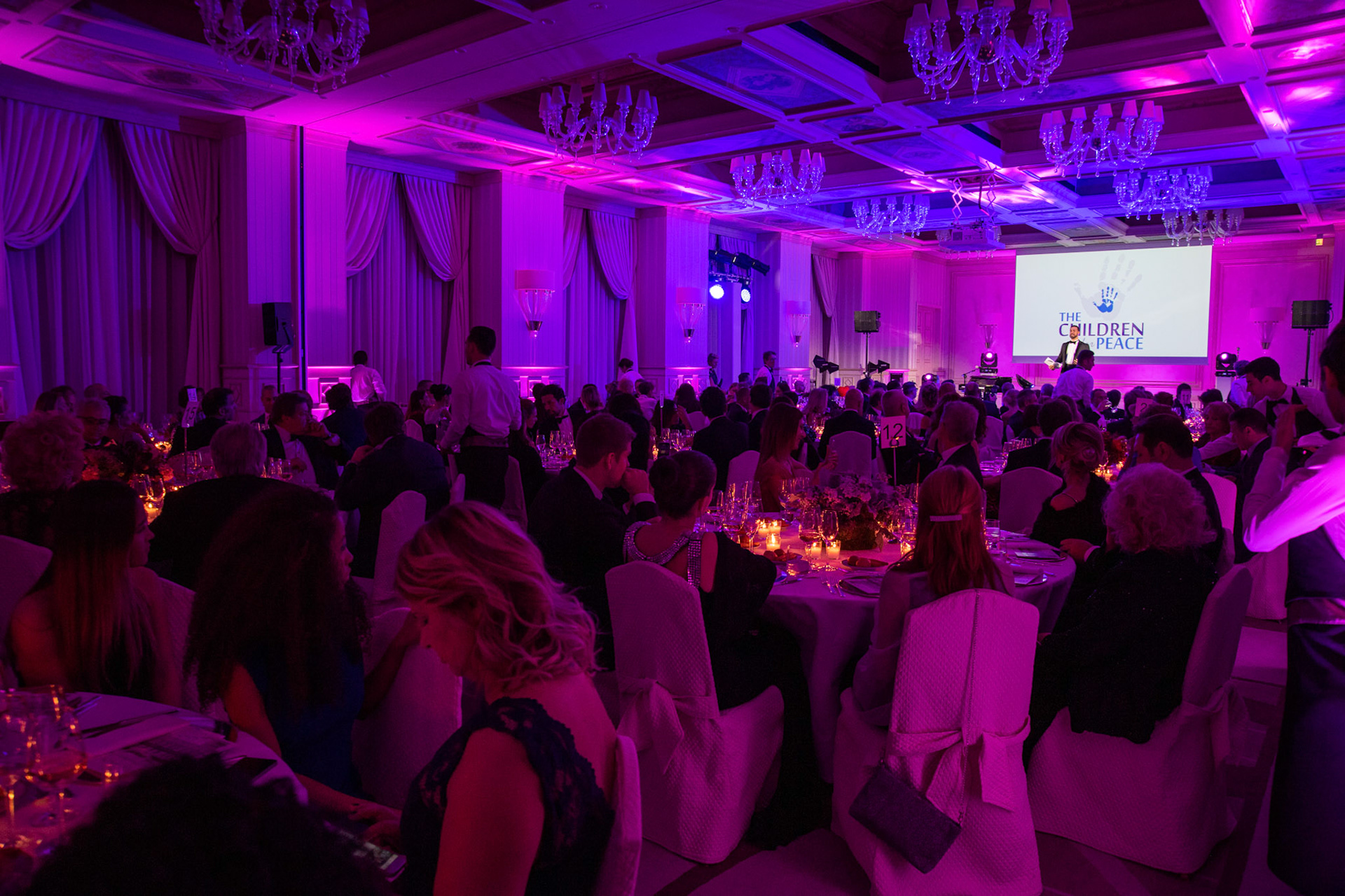 The Children For Peace Gala at Hotel Principe di Savoia on November 30, 2018 in Milan, Italy.