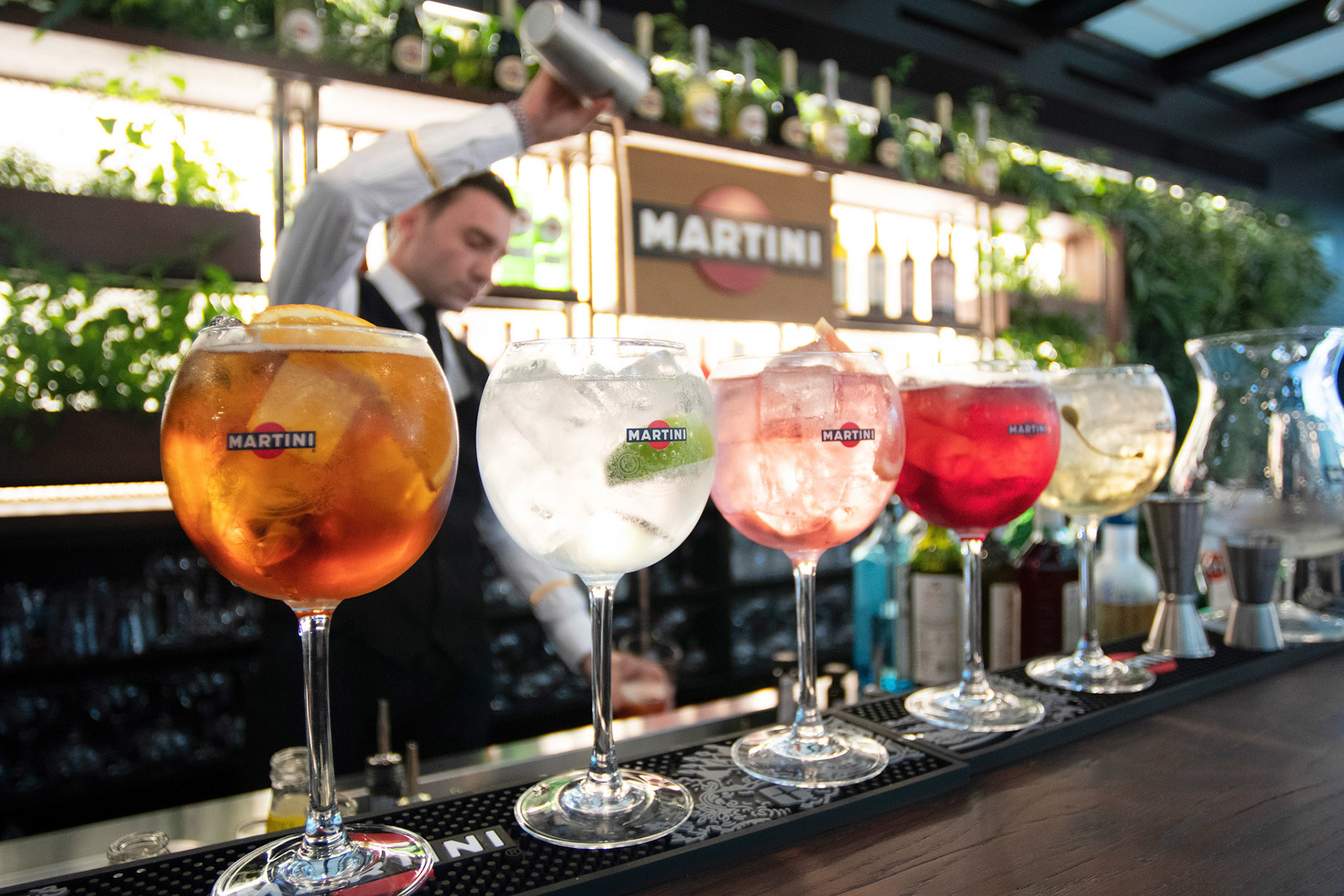 MILAN, ITALY - MAY 16:  General view of the Terrazza Martini Milano Grand Opening at Top Roof Bar on May 16, 2018 in Milan, Italy.  (Photo by Pietro D'Aprano/Getty Images for Terrazza Martini)
