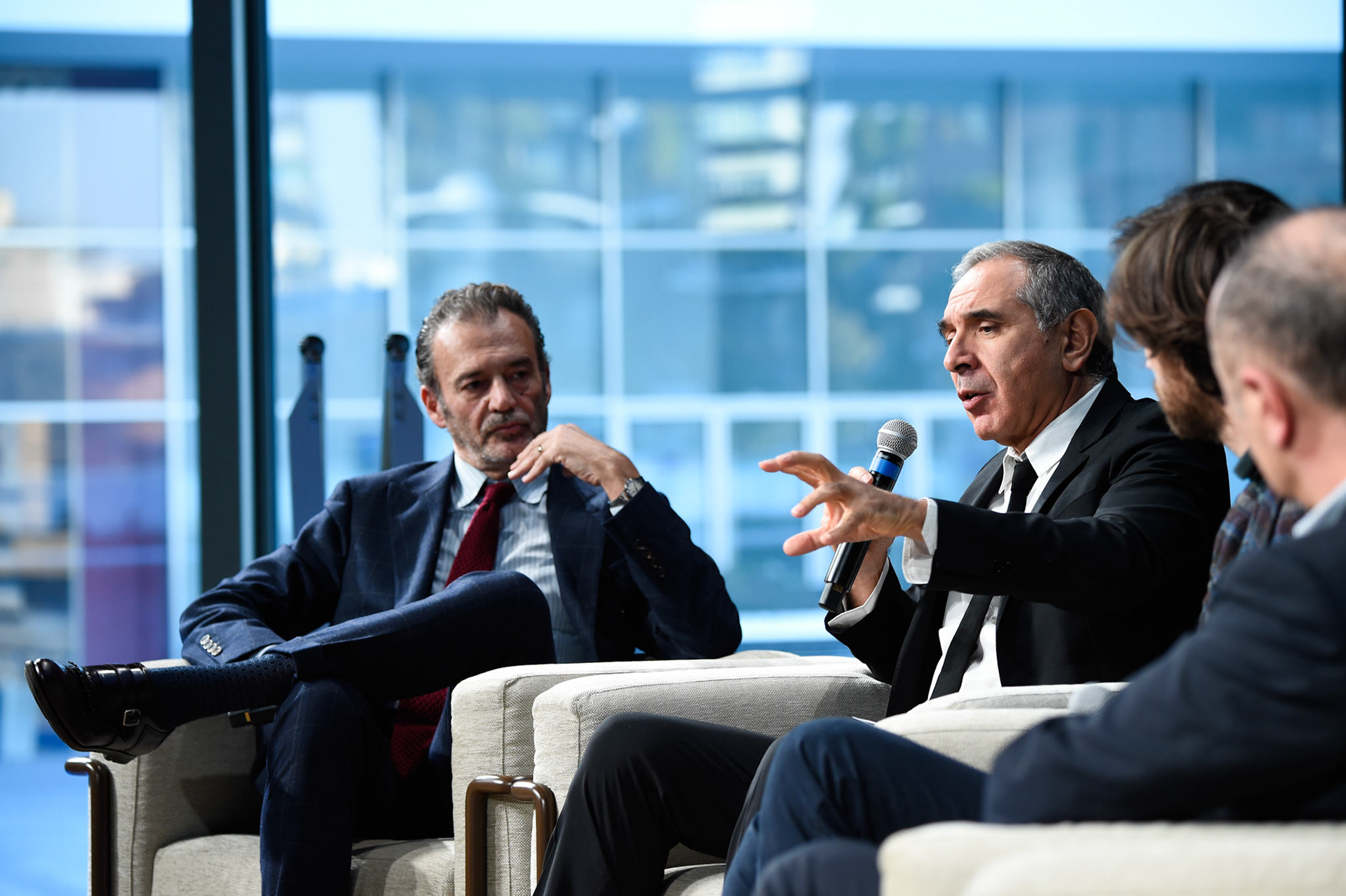 Alessandro Calascibetta, Carlo Capasa attends the 'Italia Digitale' Festival on November 8, 2016 in Milan, Italy.