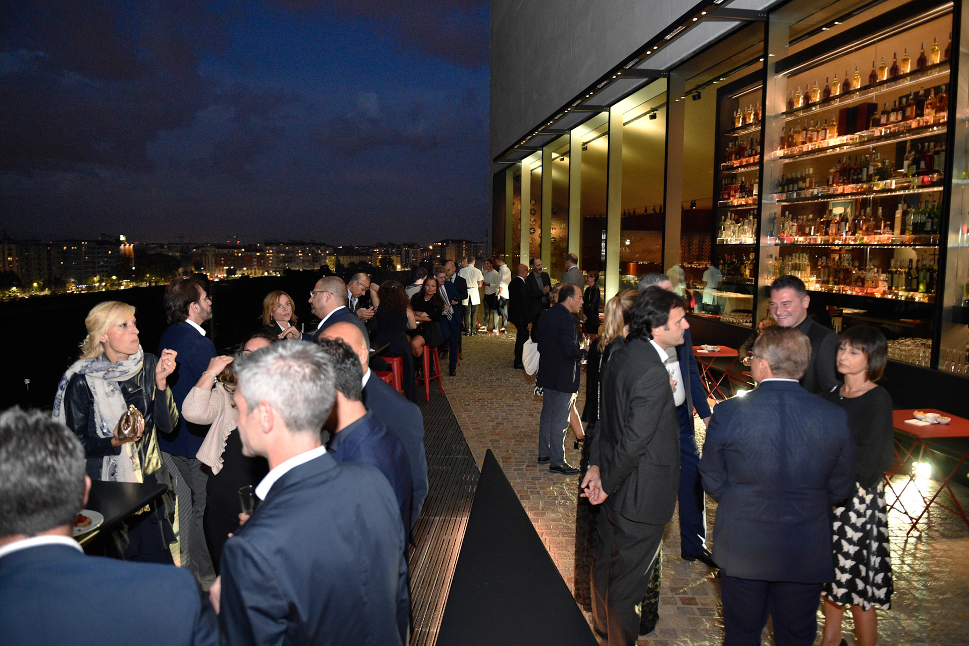Kaspersky Lab private dinner held during the Monza Grand Prix 2018 weekend at Fondazione Prada - La Torre Restaurant