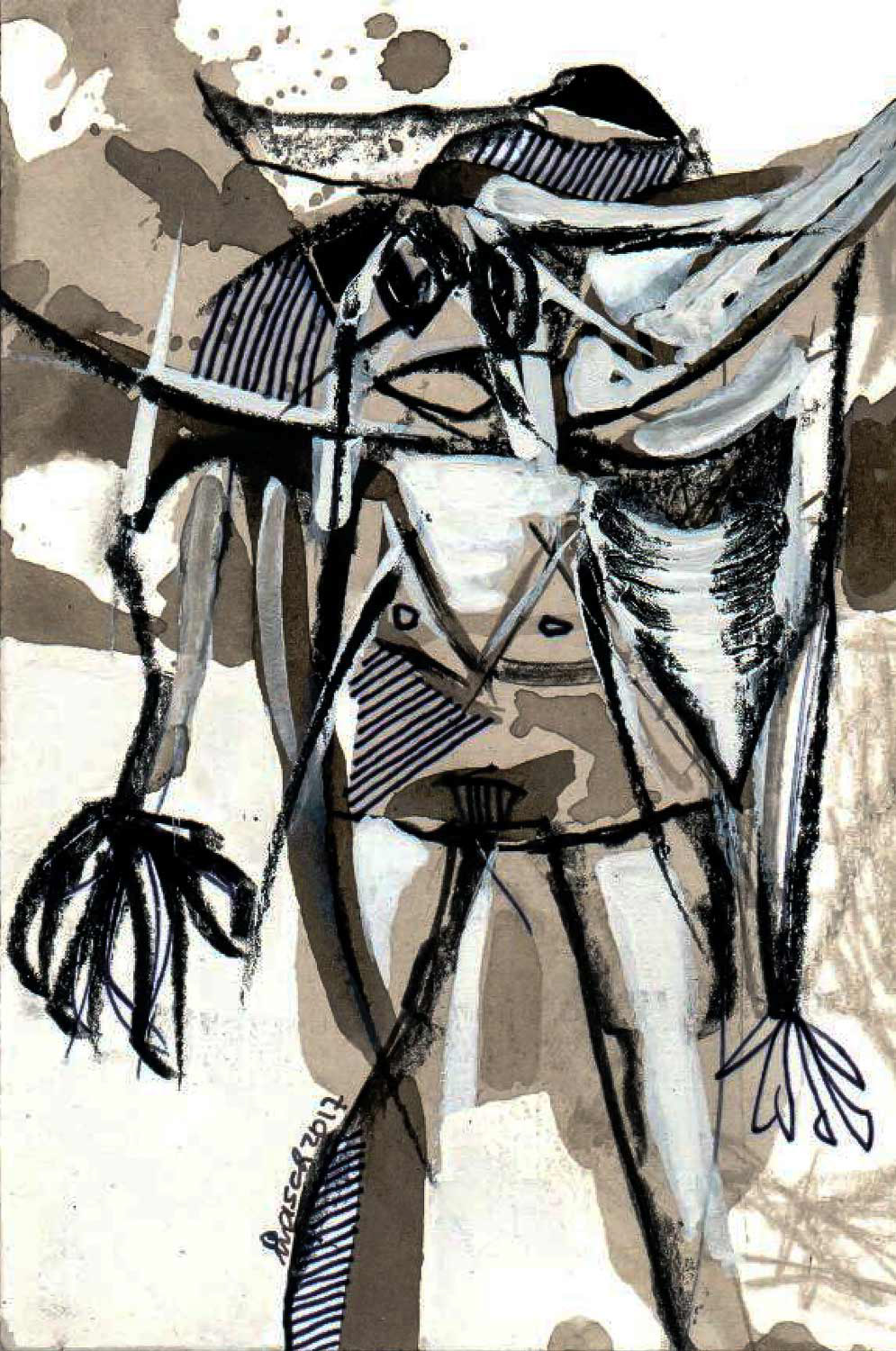 Masch, Astonished Species, Drawing