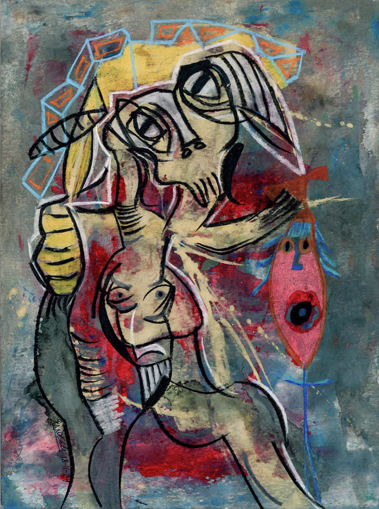 Masch, Drawing