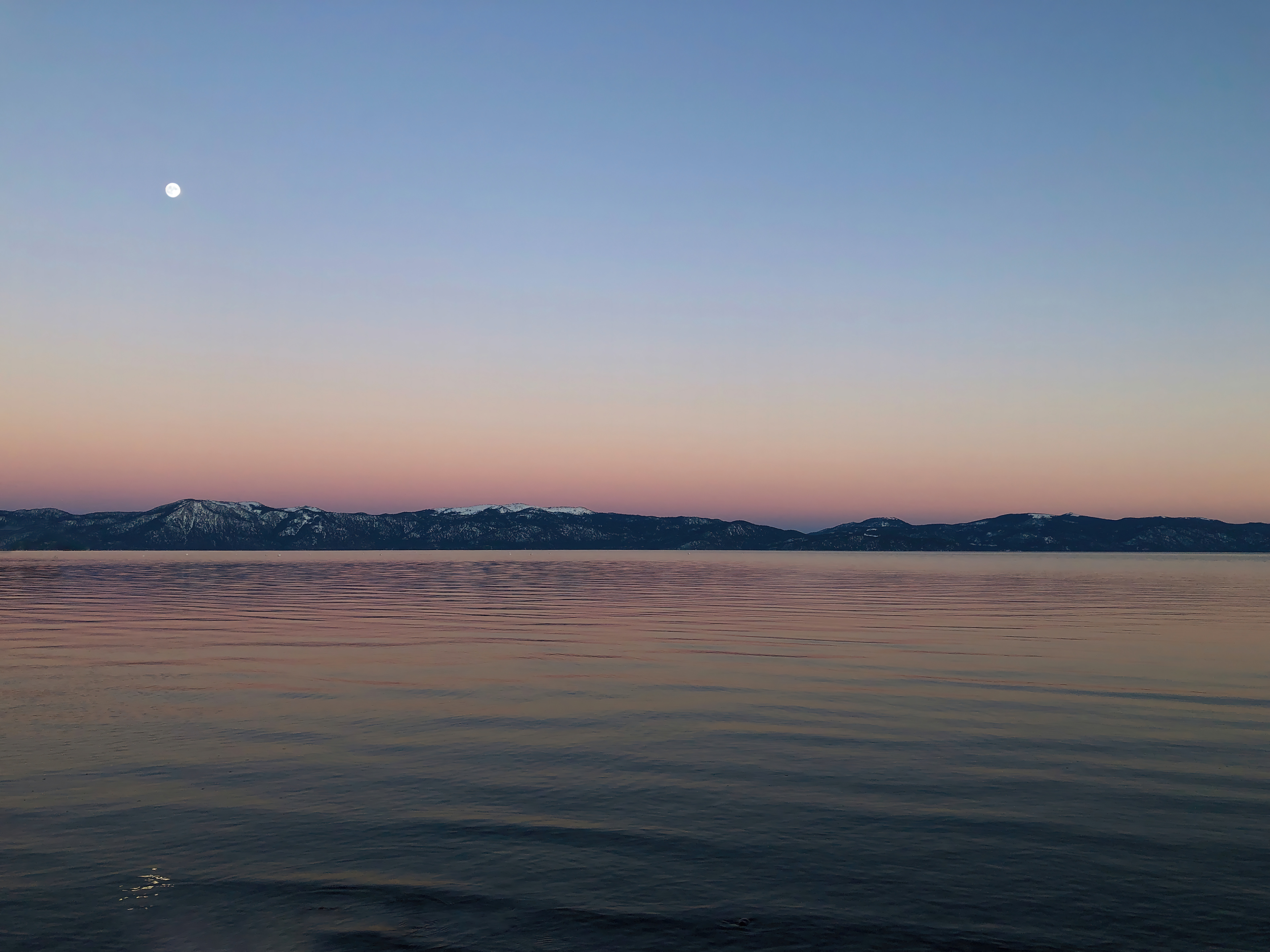 Lake Tahoe sunset