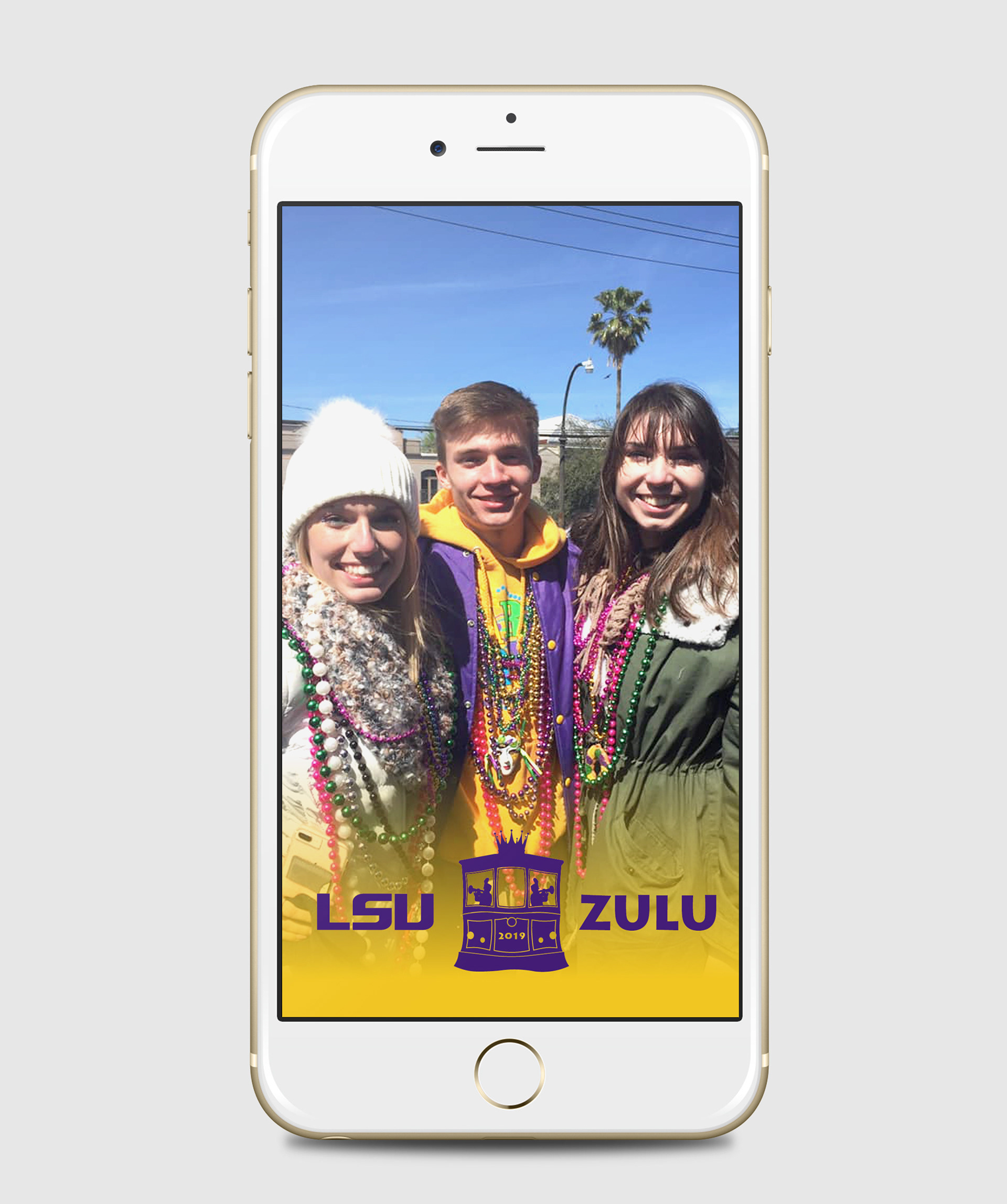 LSU Zulu Parade Snapchat Geofilter