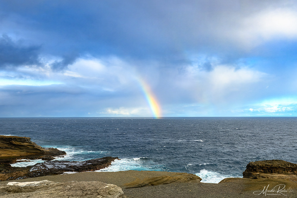 A Rainbow near Halona Blowhole
