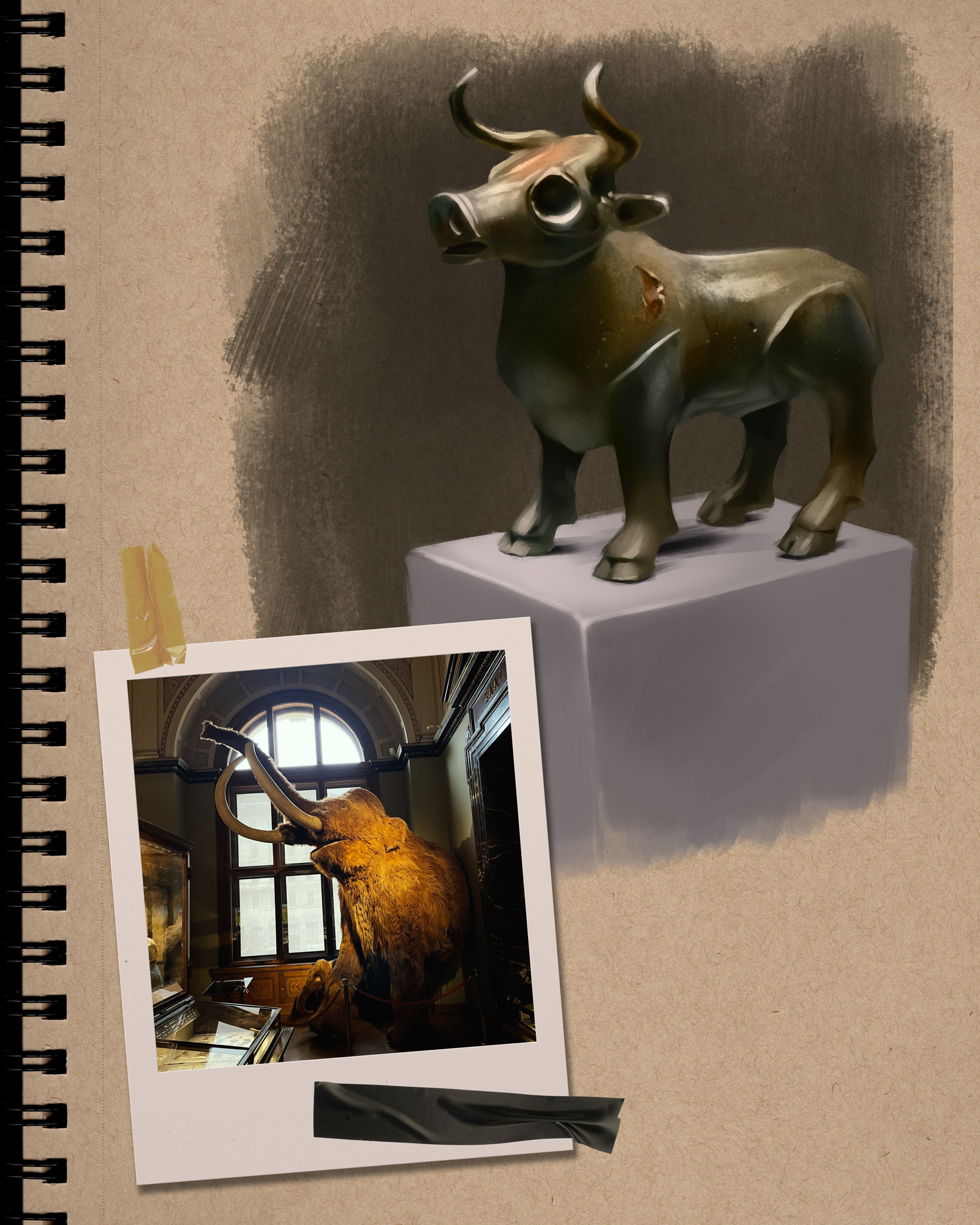 Figure of a Bull