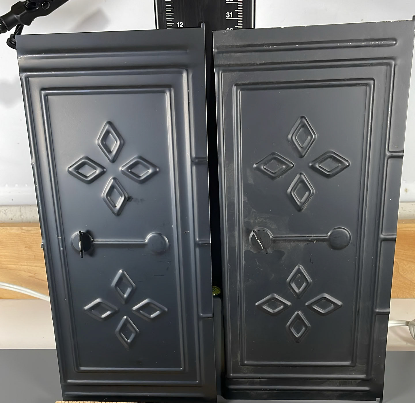 Morbier clock movement doors - NOS reproduction