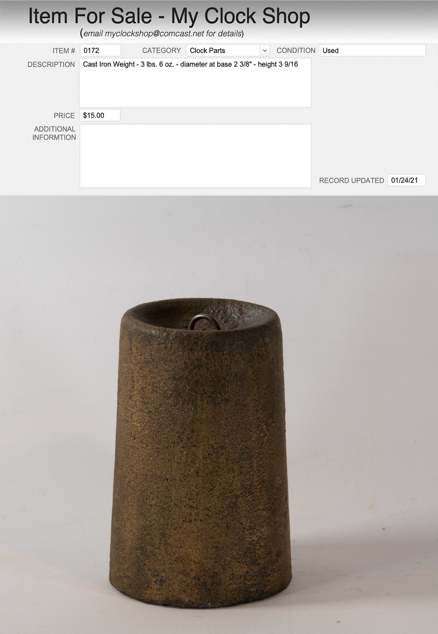 Item # 0172