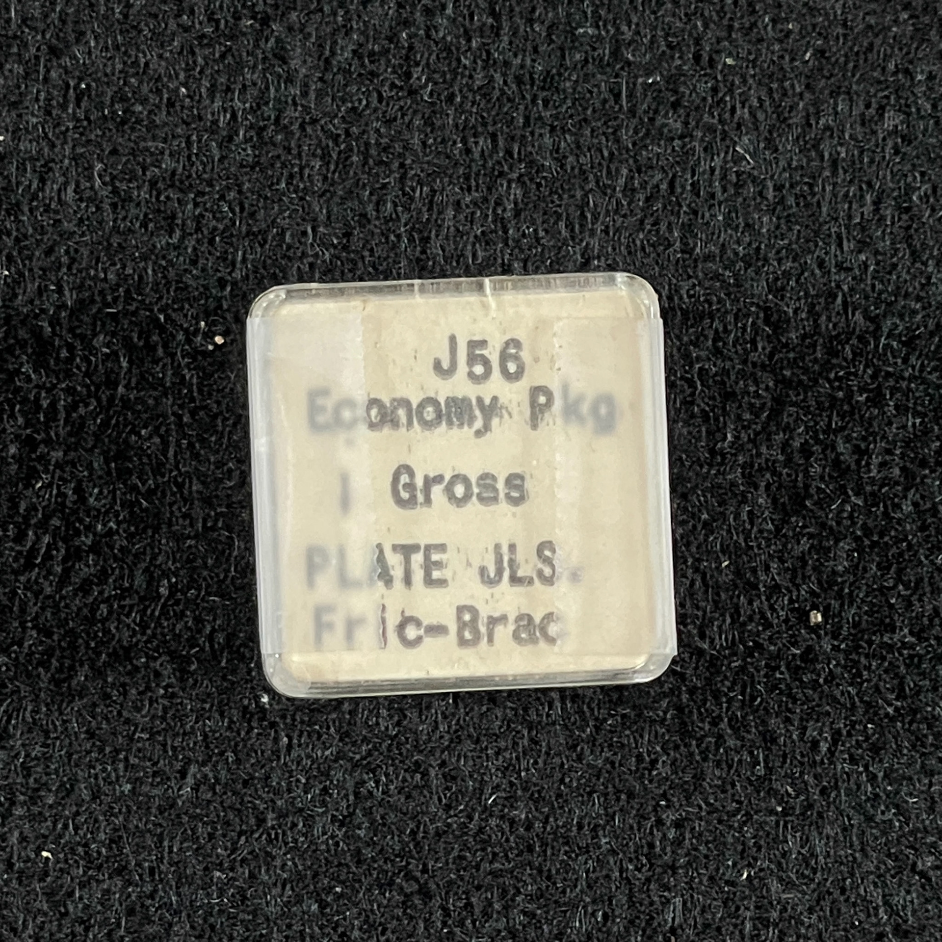 Watch Plate Friction Jewels