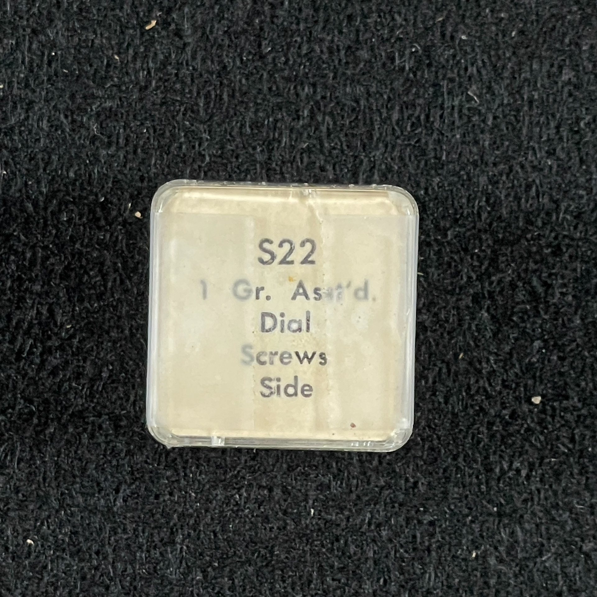 Watch Dial Screws