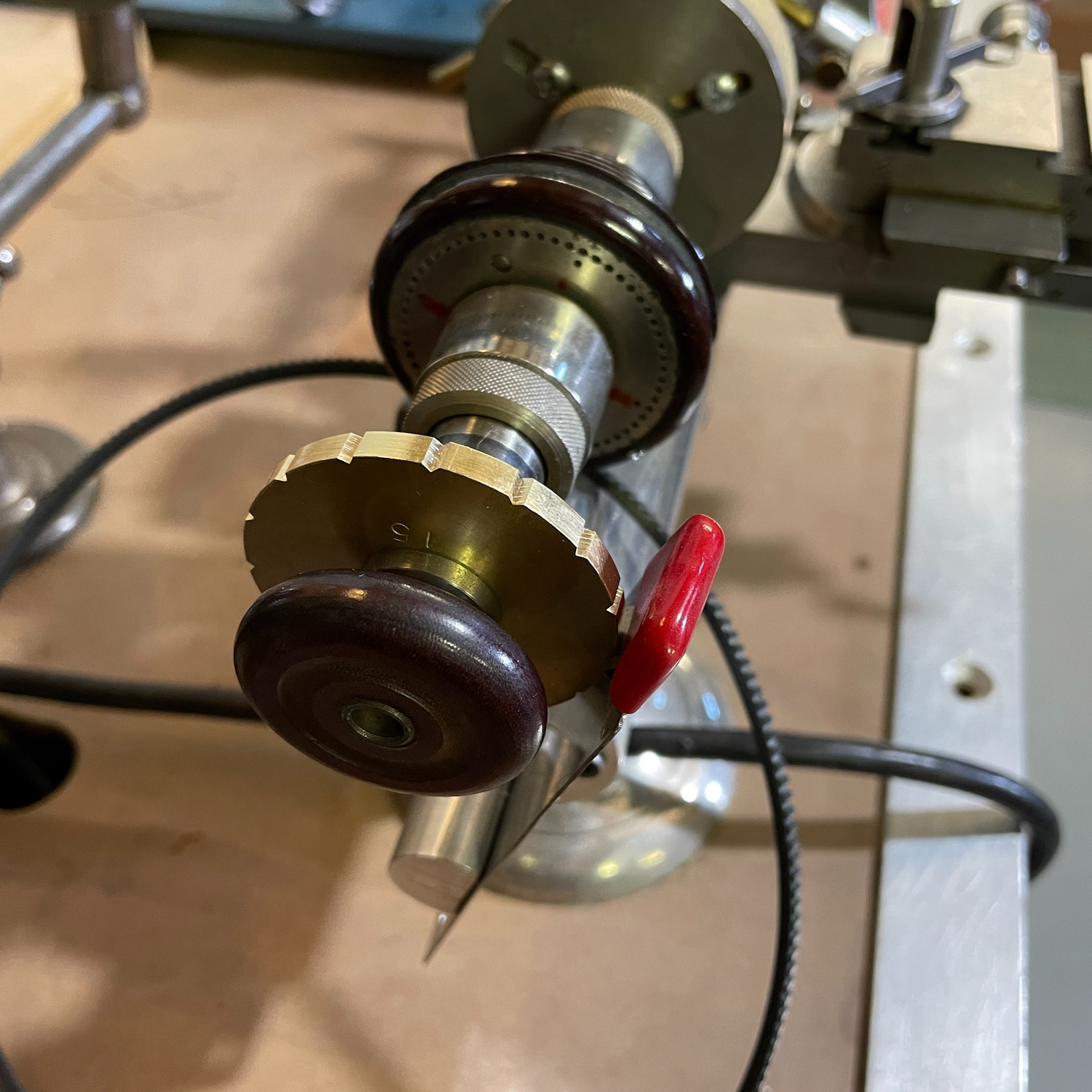 Levin 8mm Watchmaker's Lathe with Tooling and Accessories