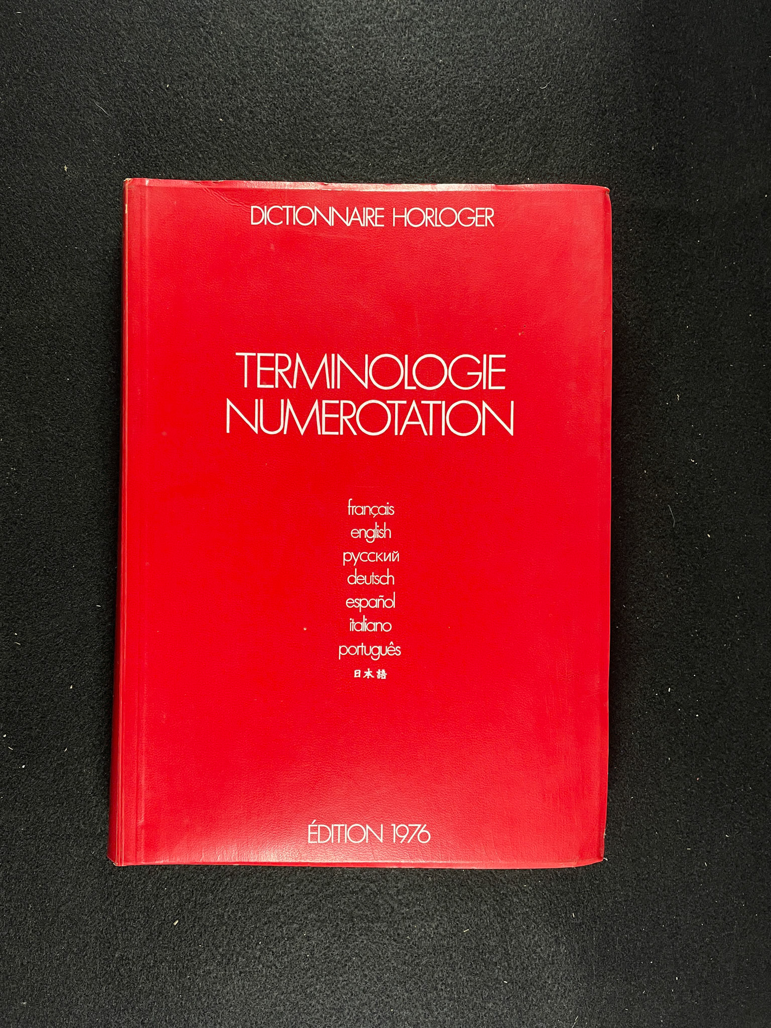 Dictionnaire Horloger - Terminologie Numerotation