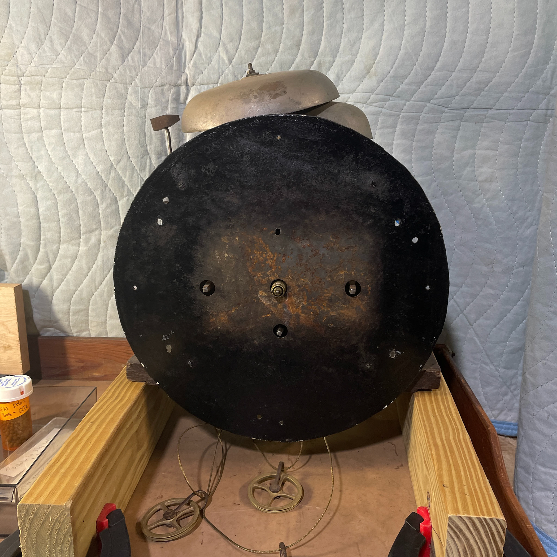 18th Century Three-Train Tallcase Clock Movement
