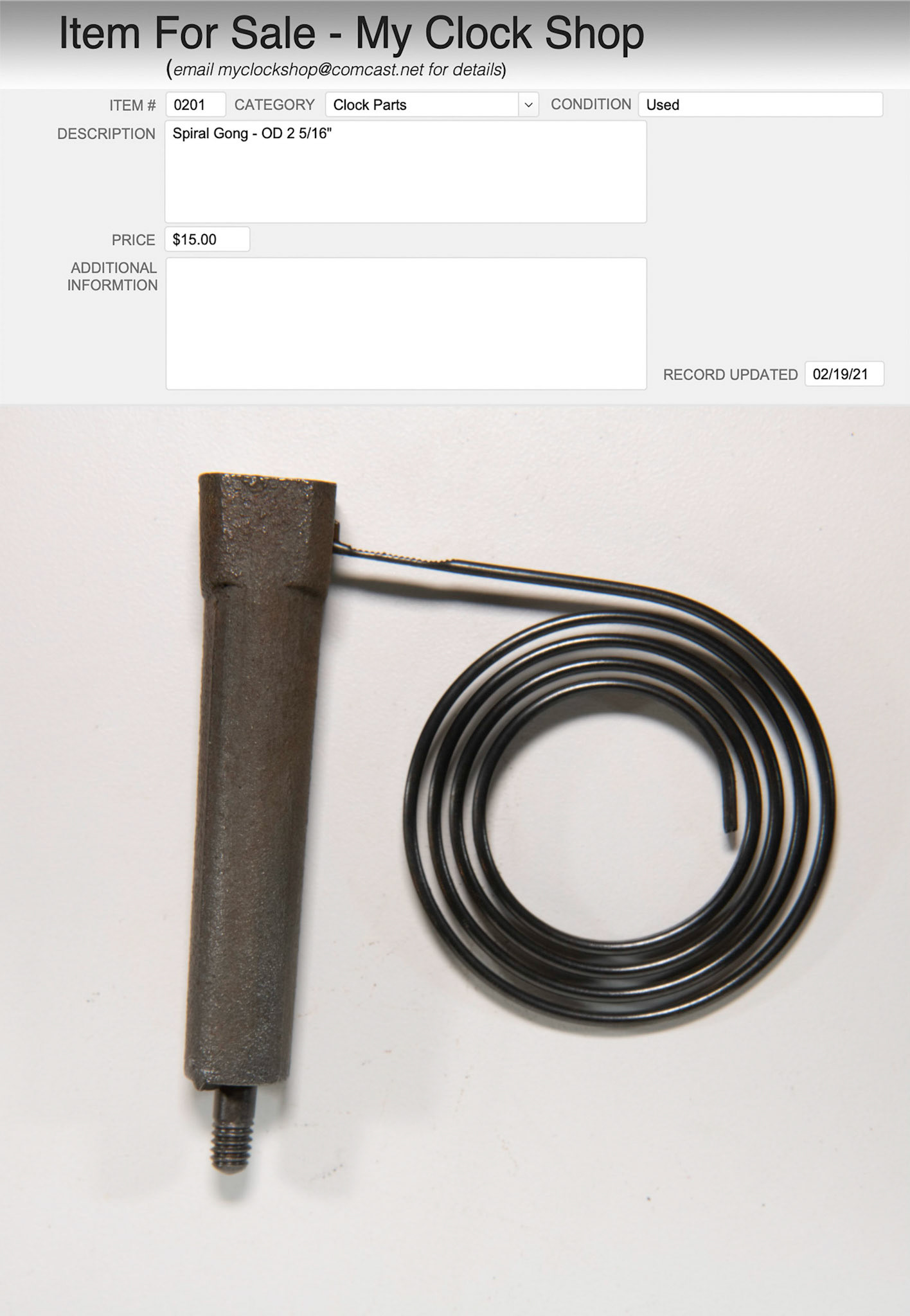 Item # 0201